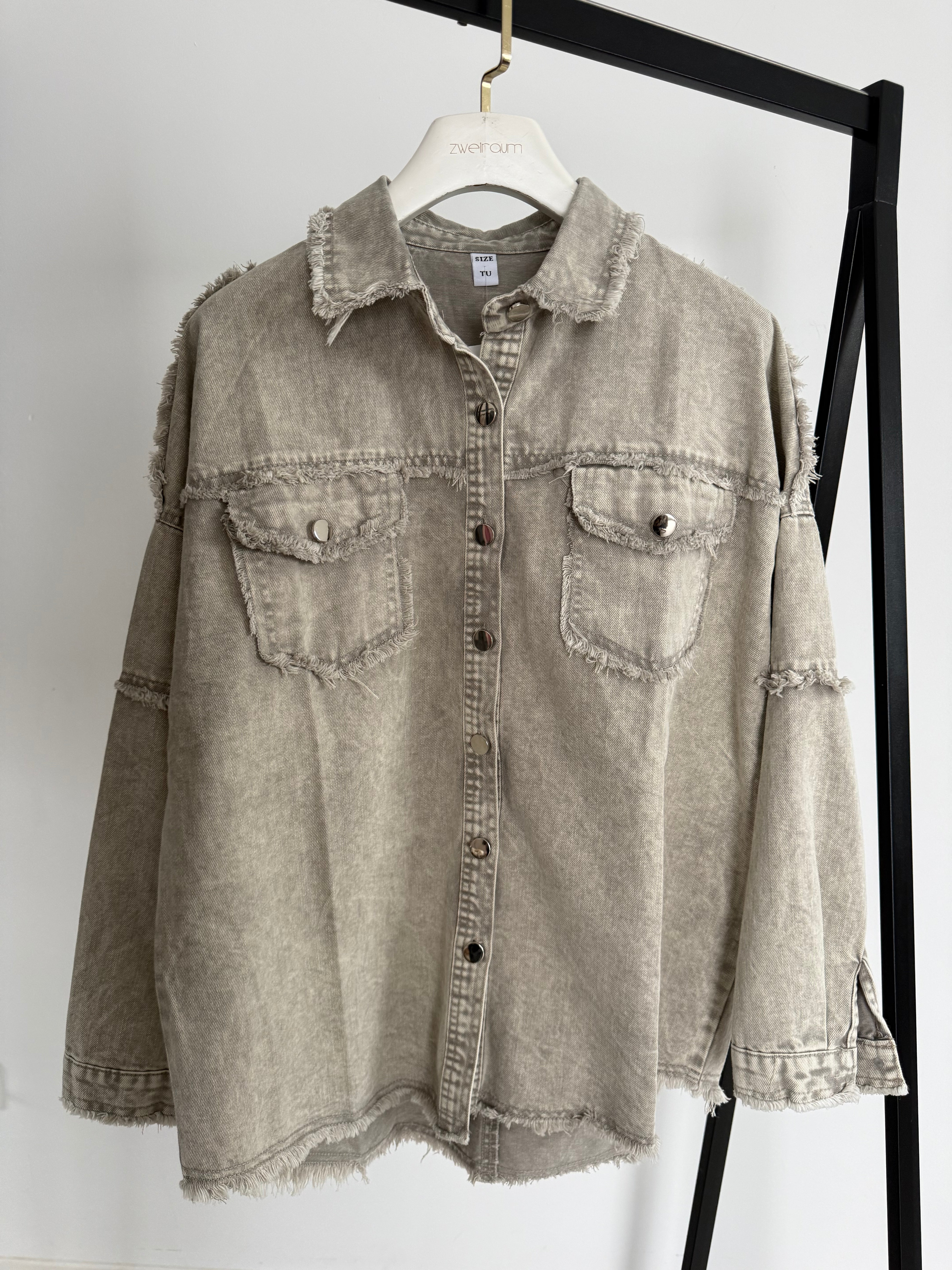 Jeans Hemd Destroyed Pockets