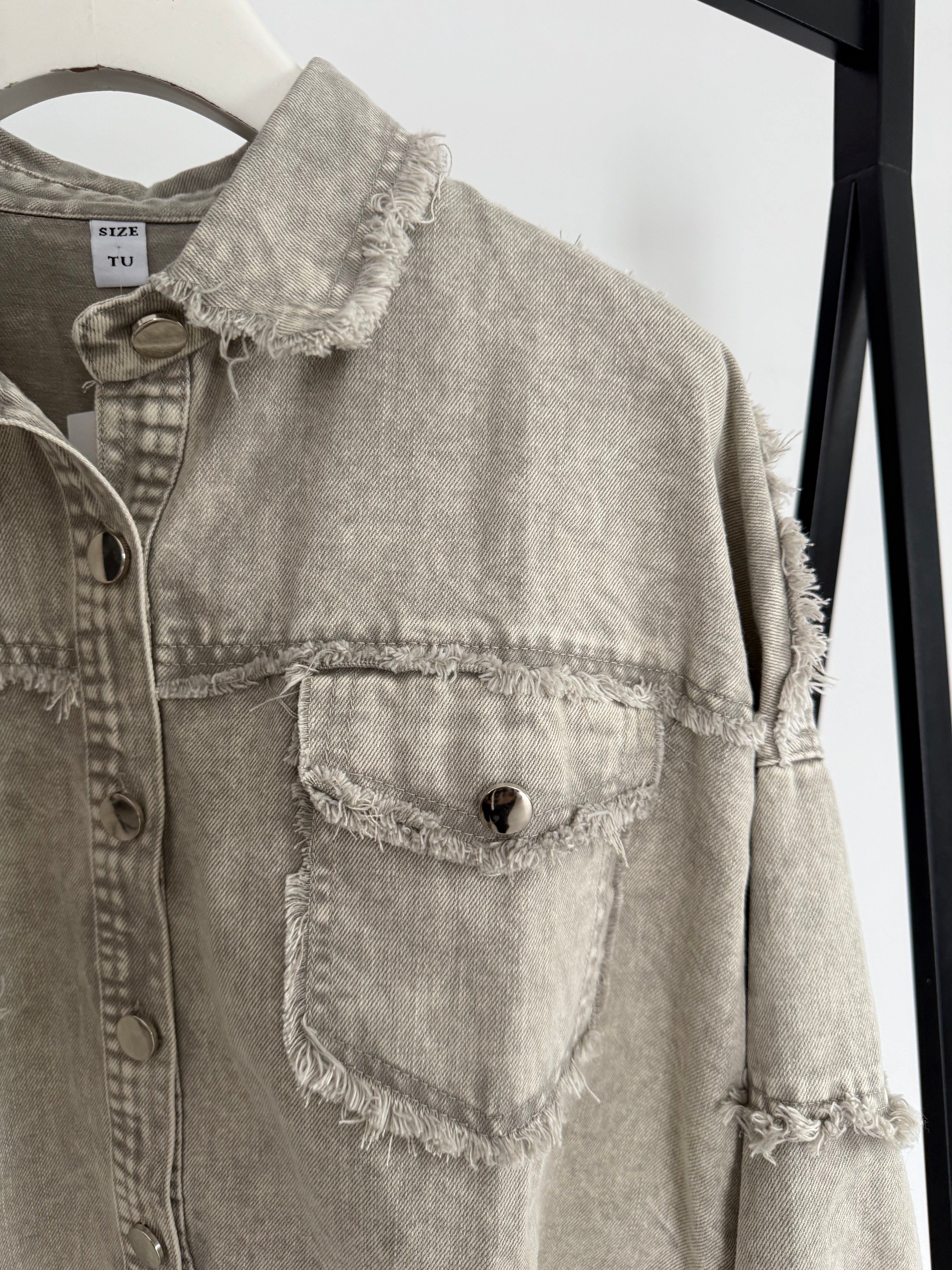 Jeans Hemd Destroyed Pockets