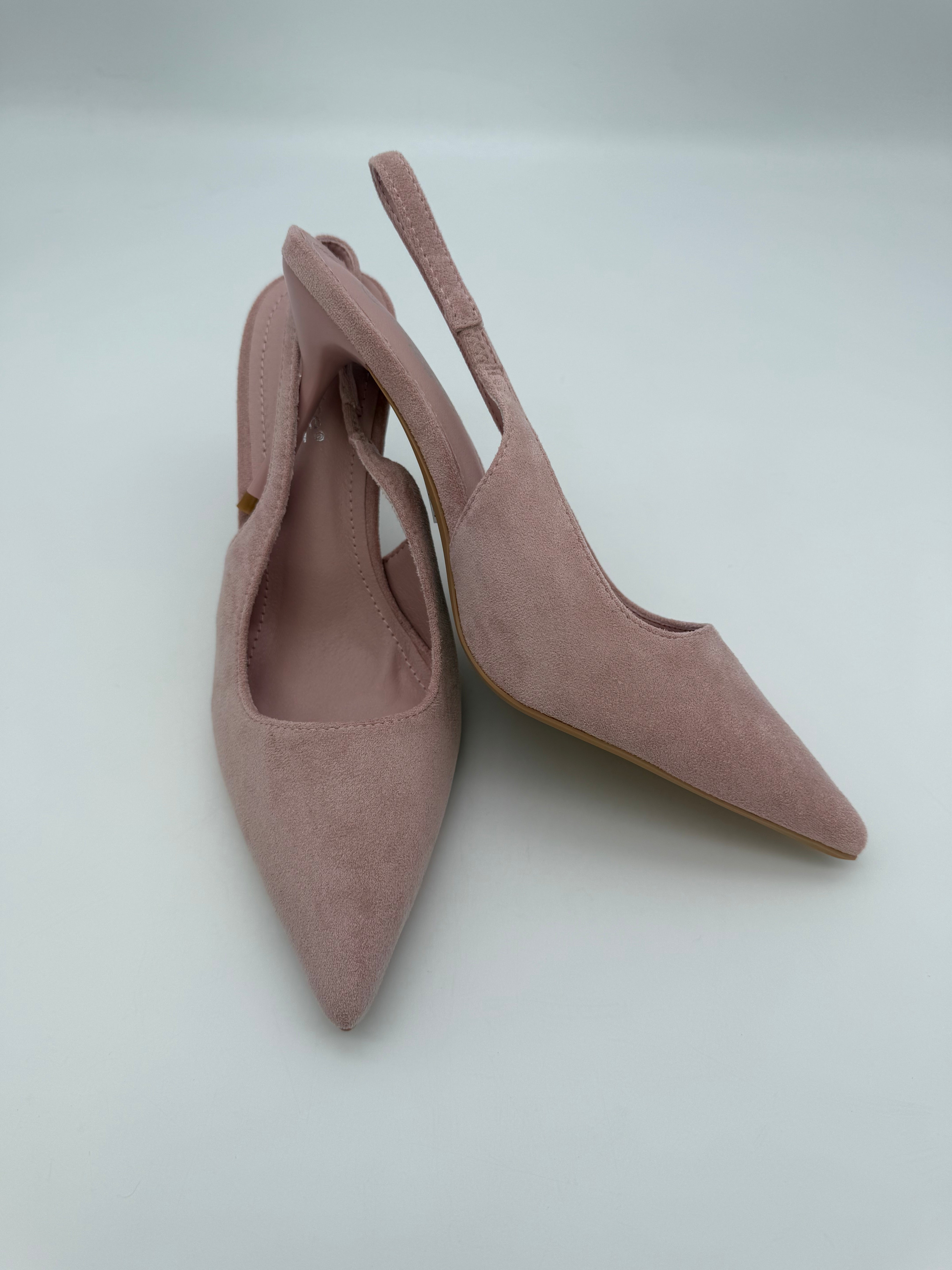 Sling Pumps Suede