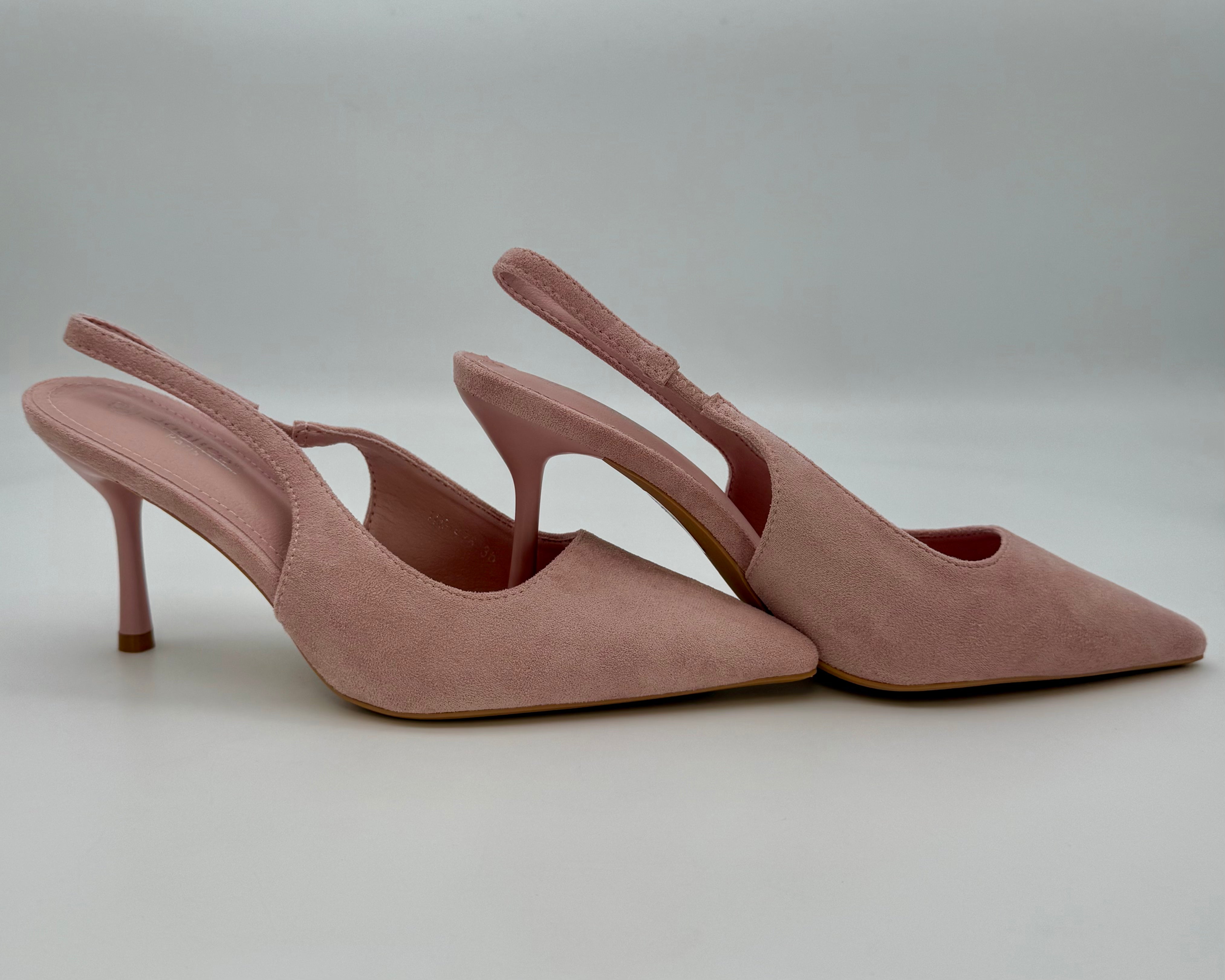 Sling Pumps Suede
