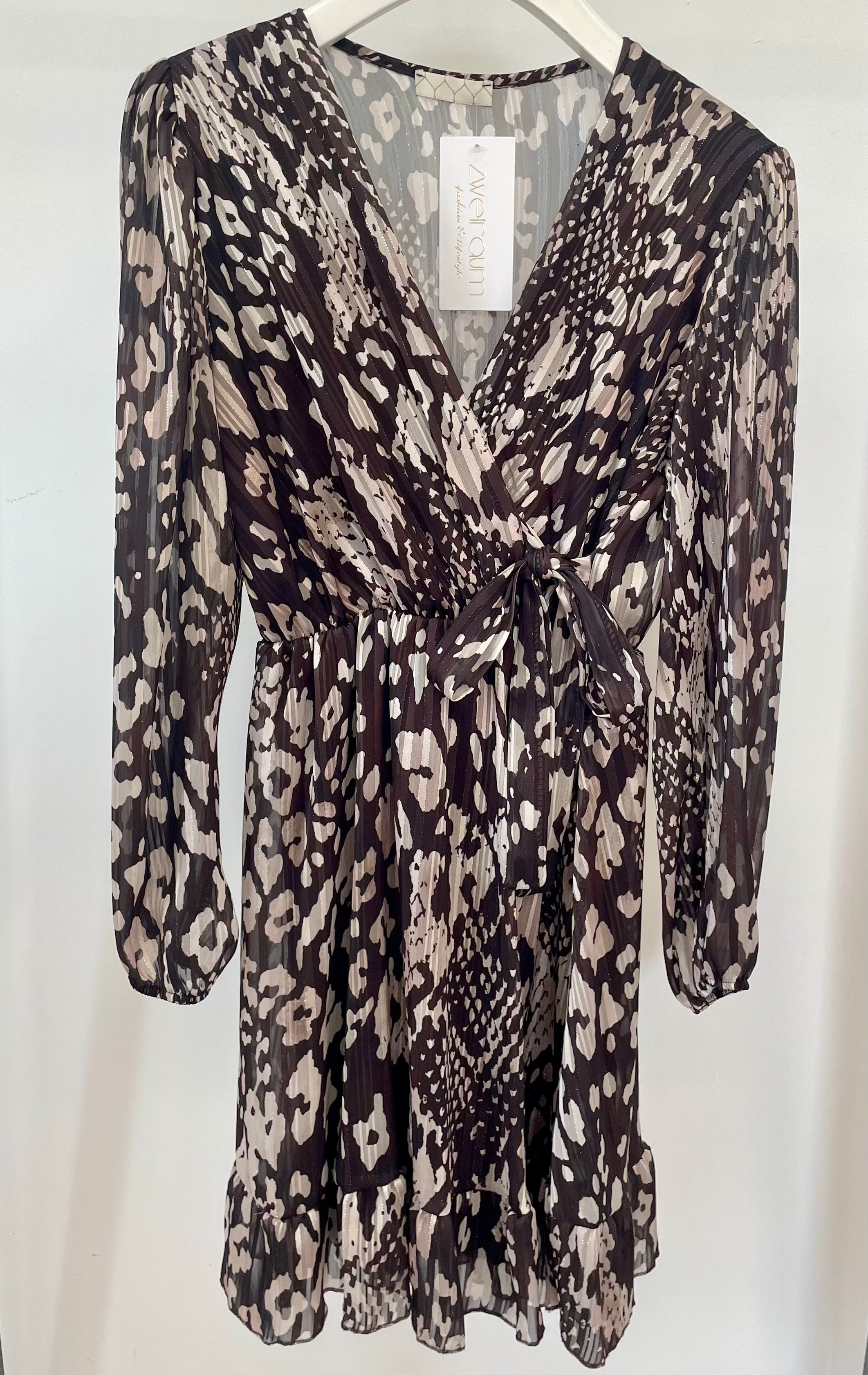 Plissee Kleid Glitter Pattern