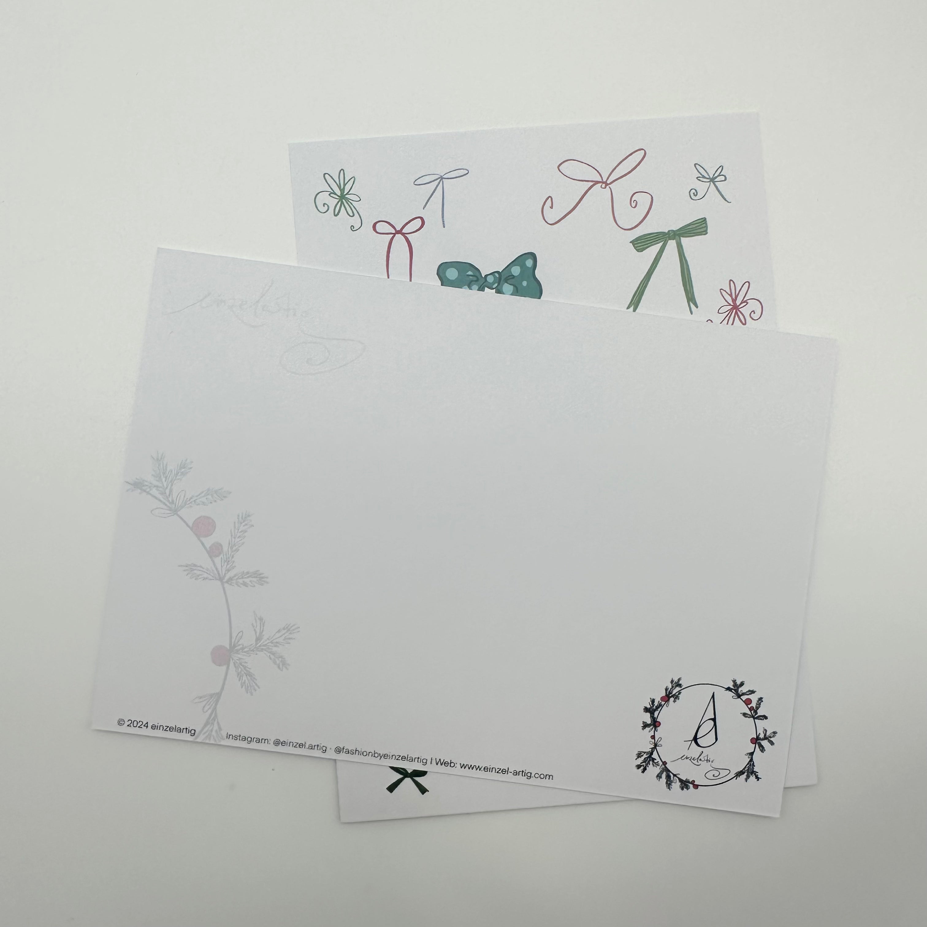 Postkarte Ribbons