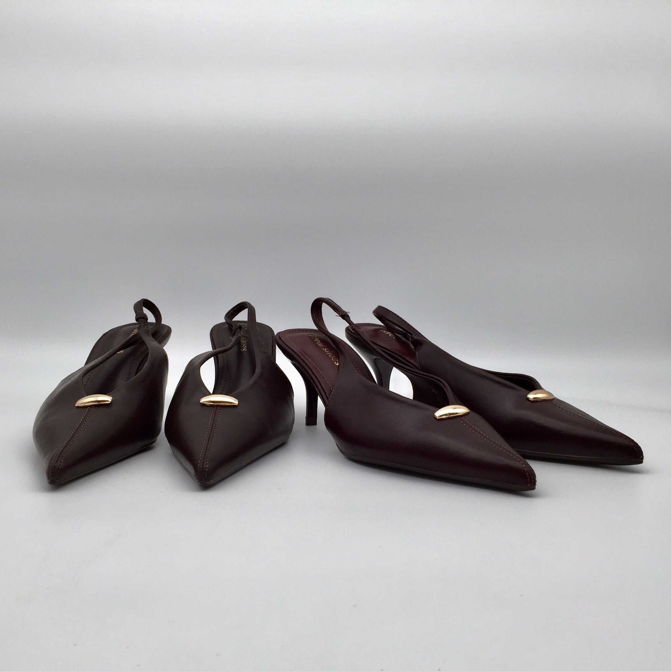 Pointy Heels Golden Detail