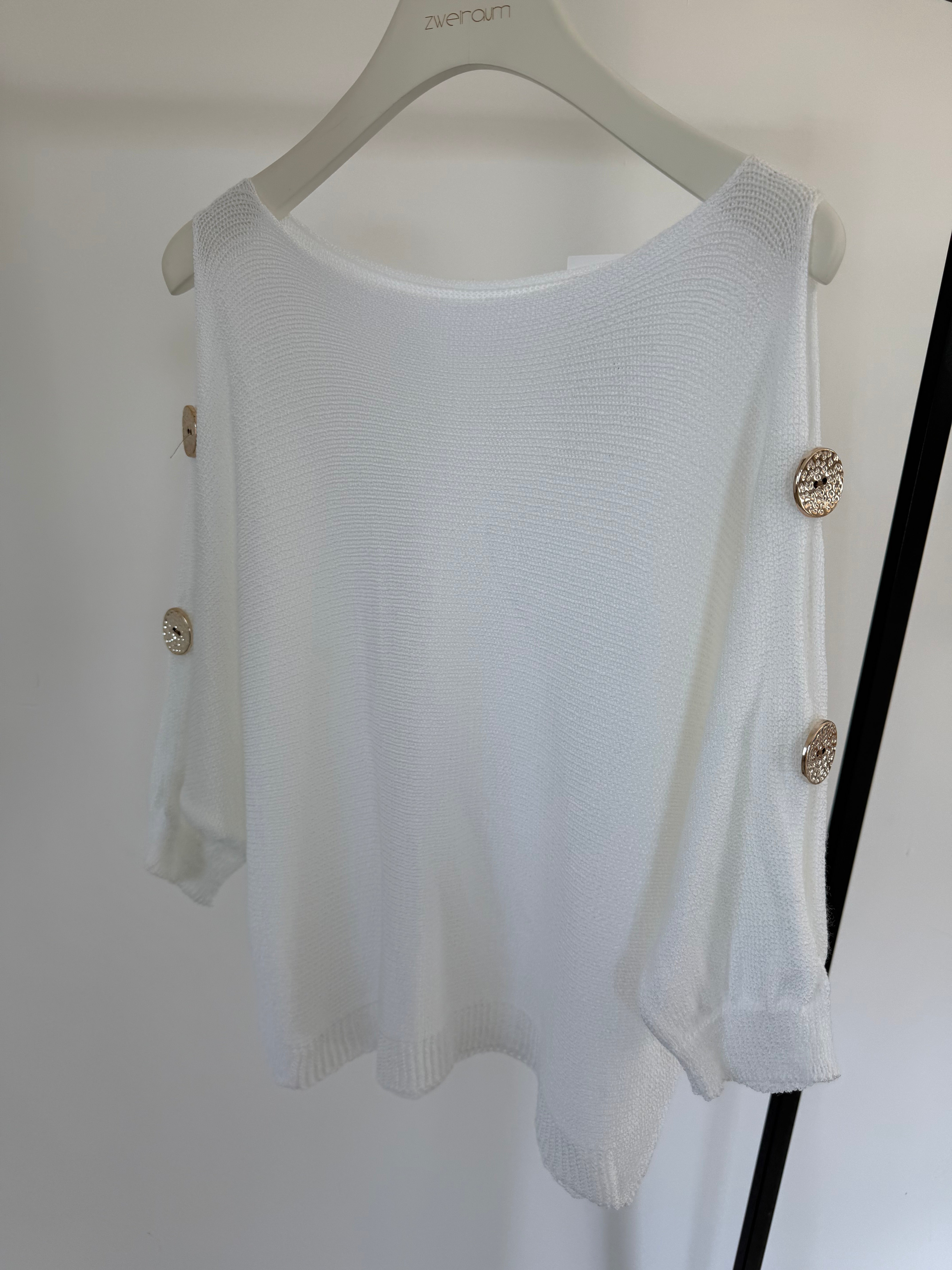 Strickshirt Shoulder Button