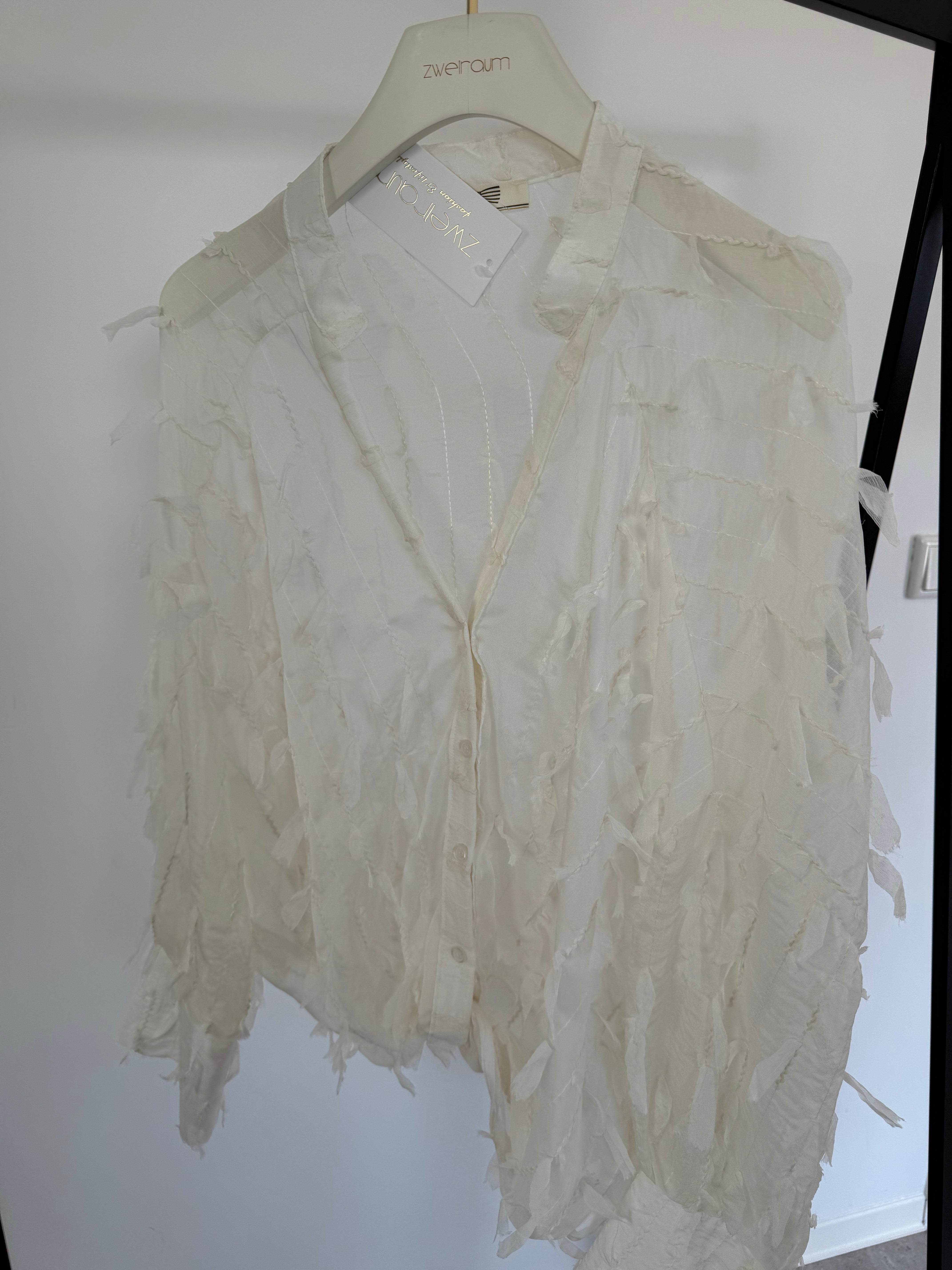 Bluse Knot Feathers