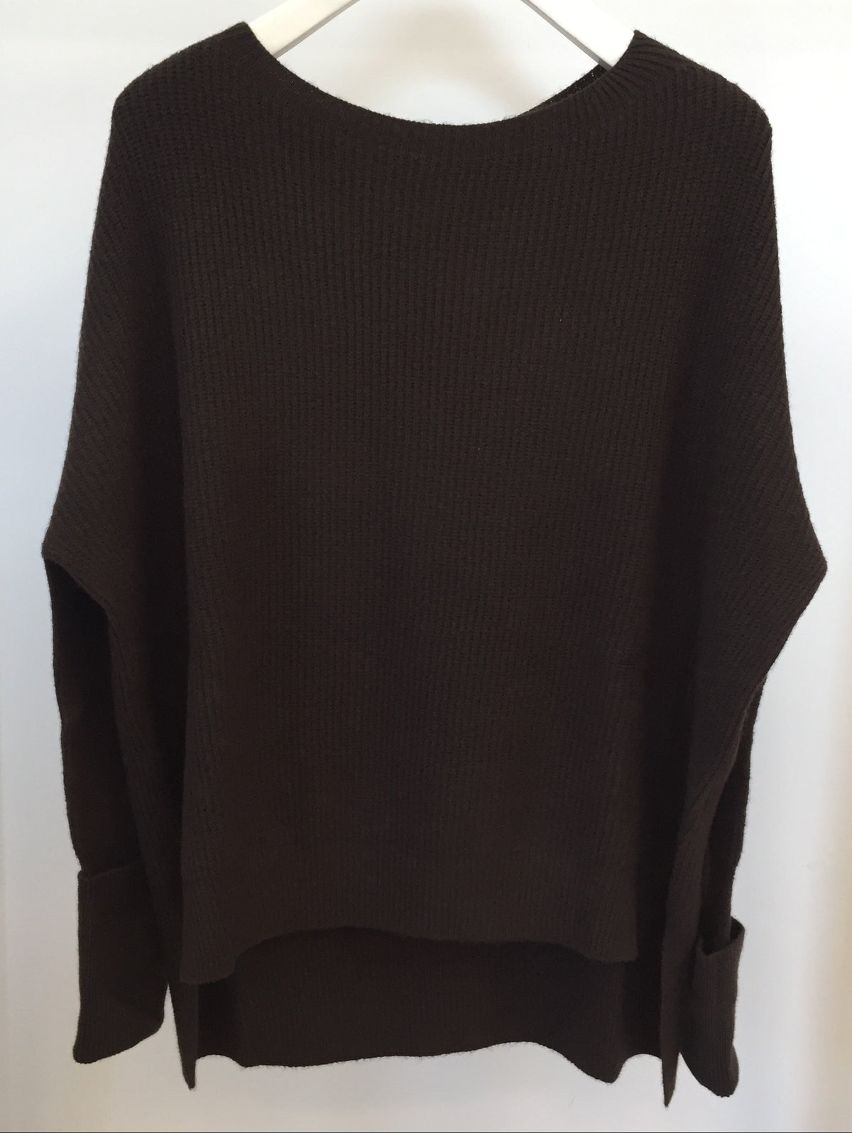 Essential Strickpulli Gerippt