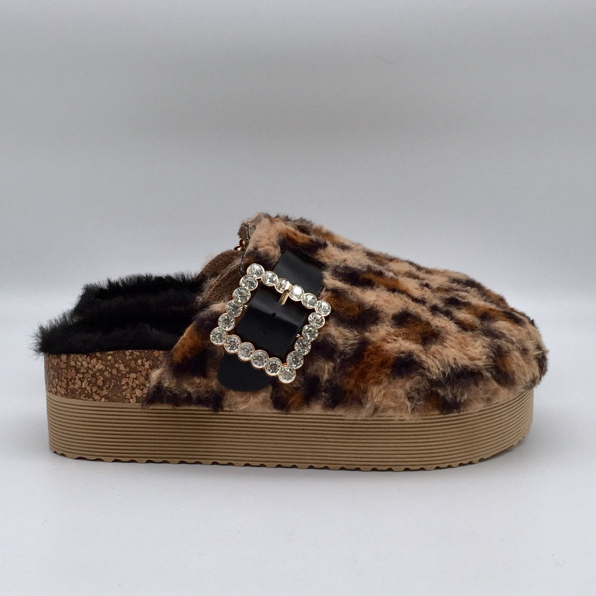 Fluffy Schlappen Schnalle