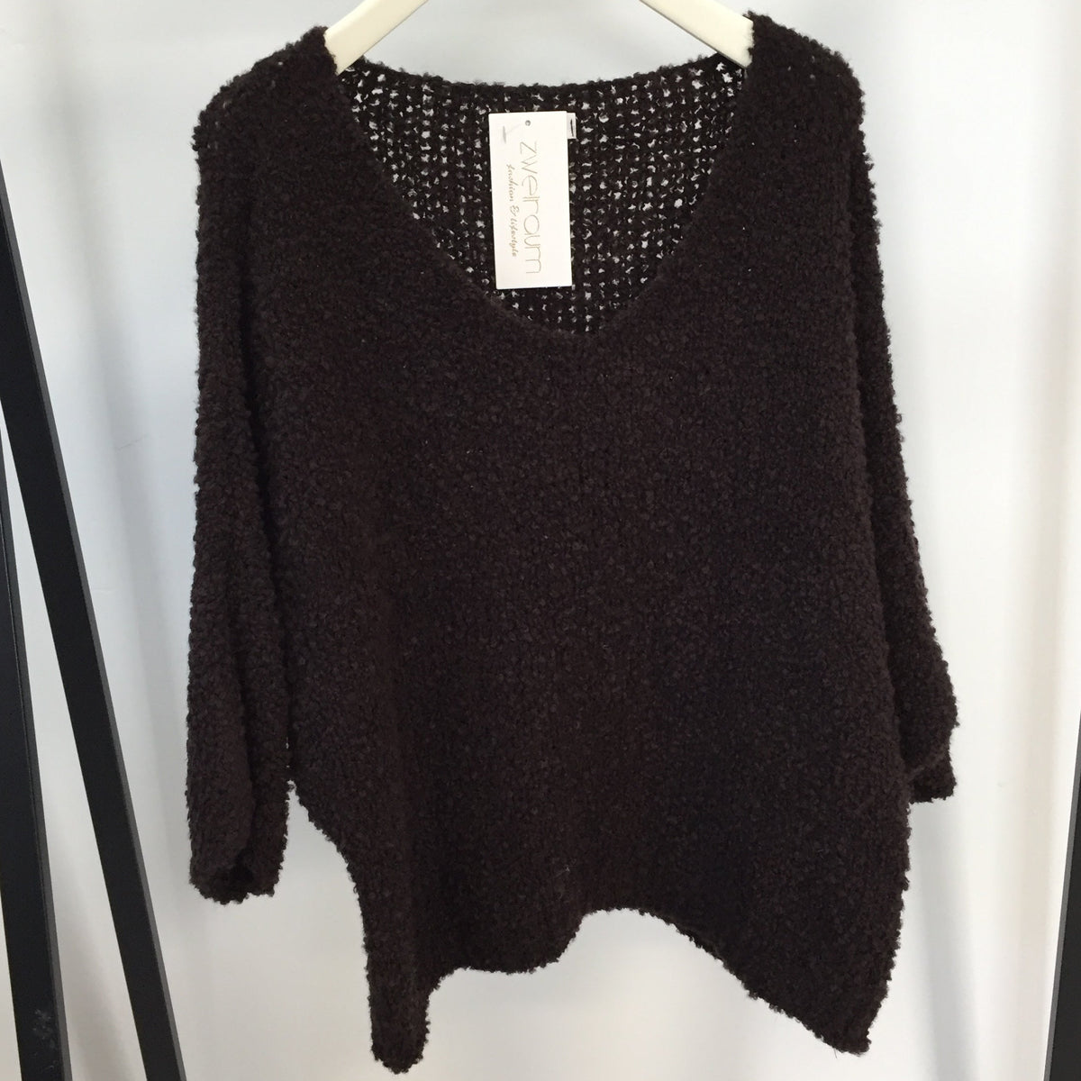 Popcorn Pulli Dreiviertelarm