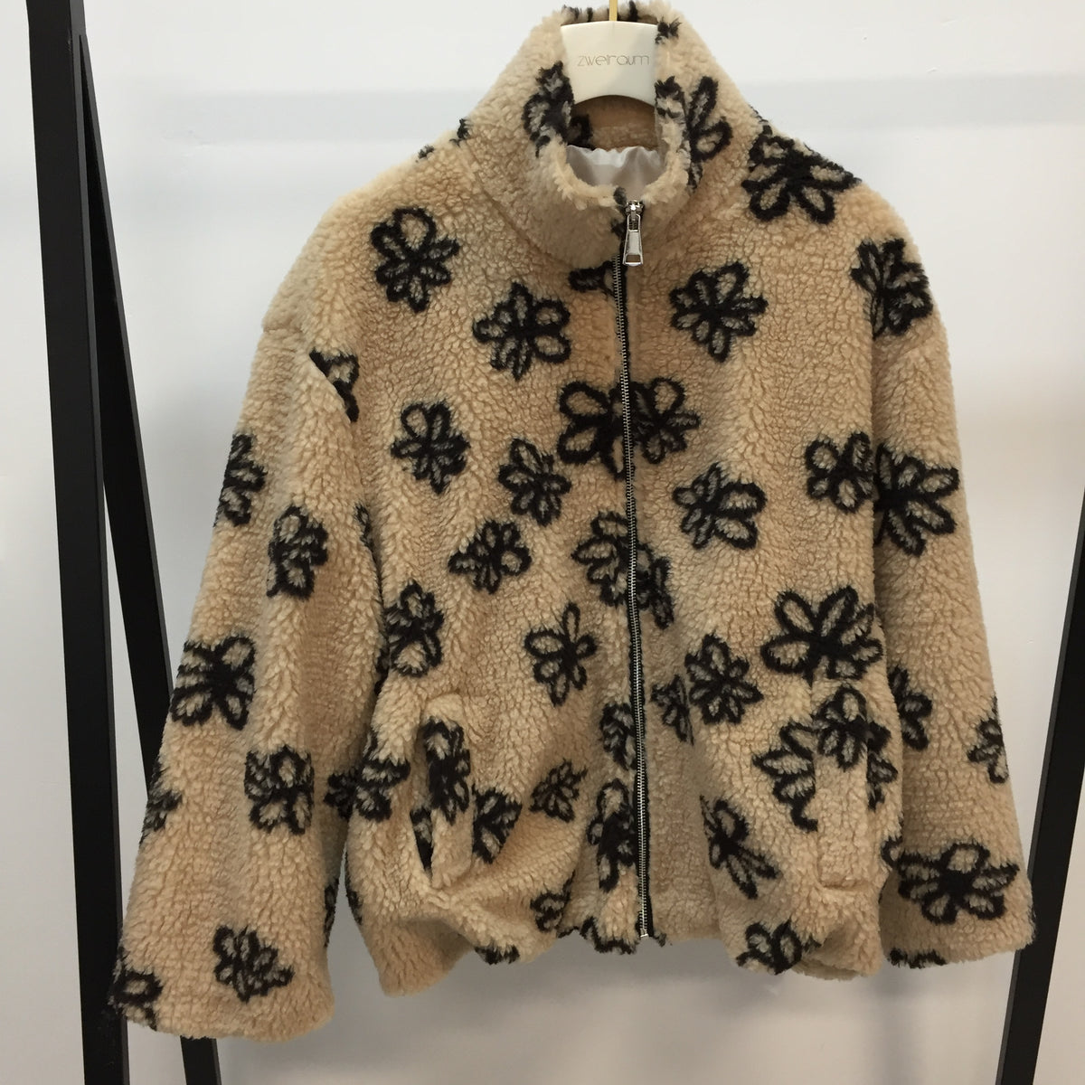 Flausch Jacke Flower