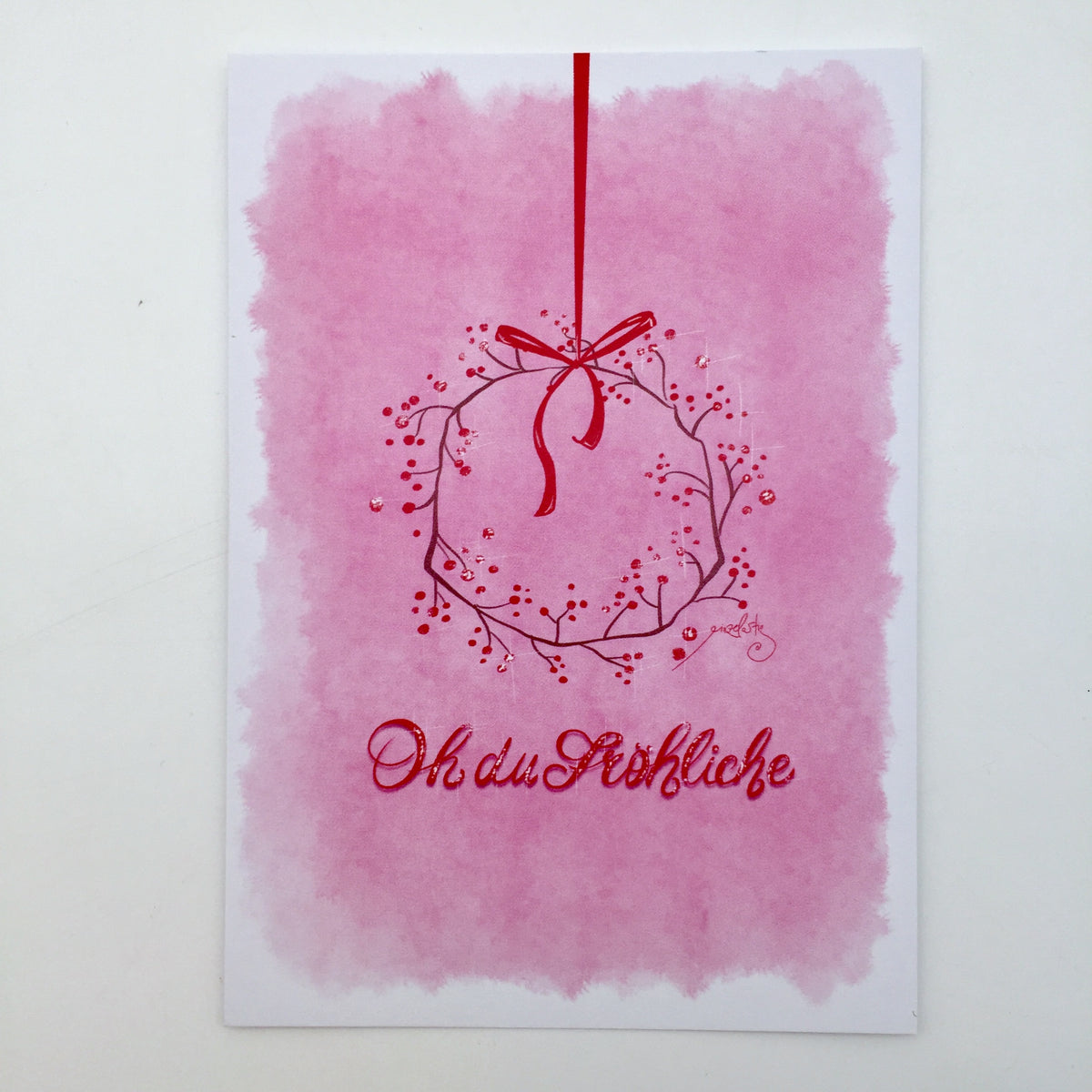 Postkarte Oh du Fröhliche