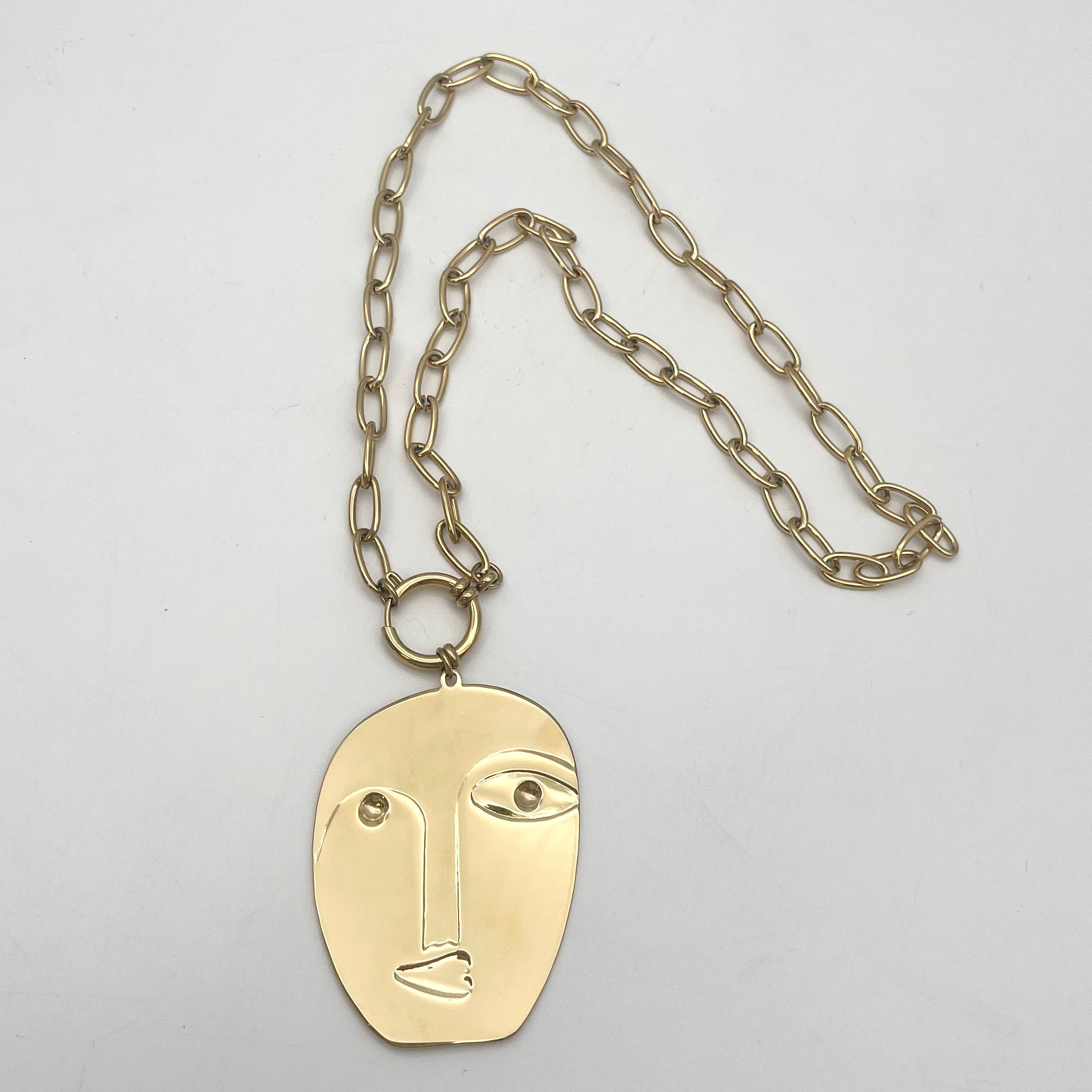 Statement Kette Face