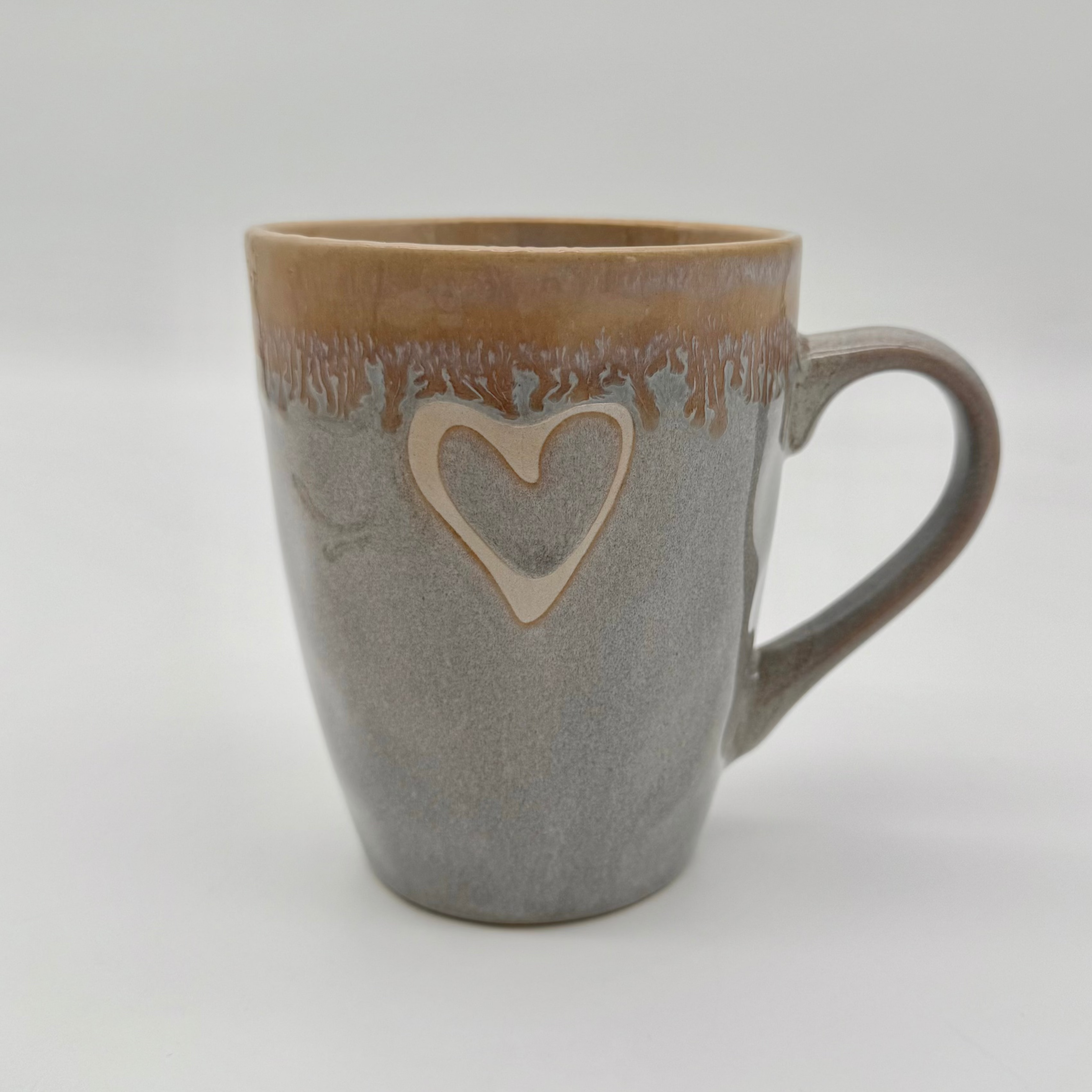 Pottery Henkel Cup mit Herz