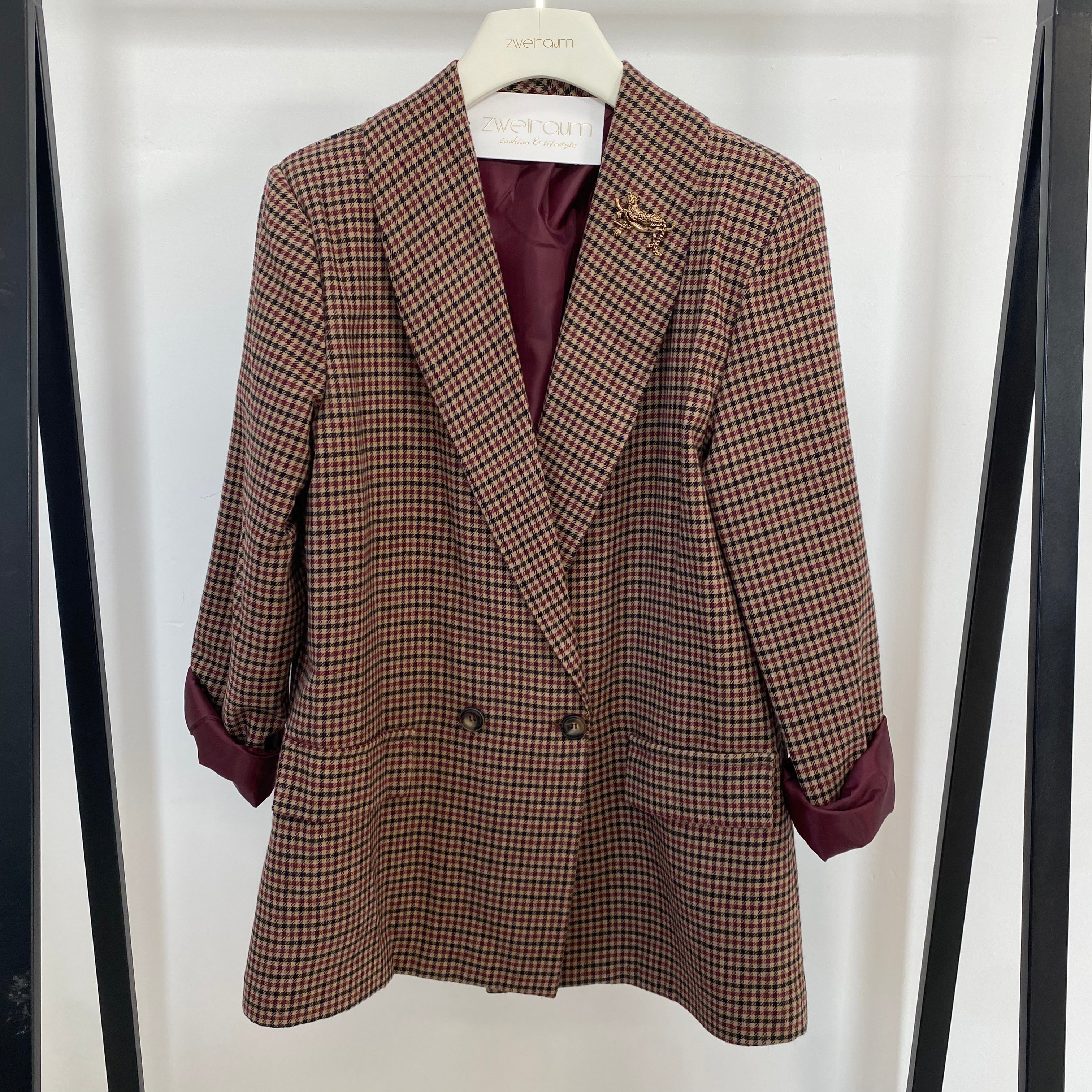 Karo Blazer Leo Brosche