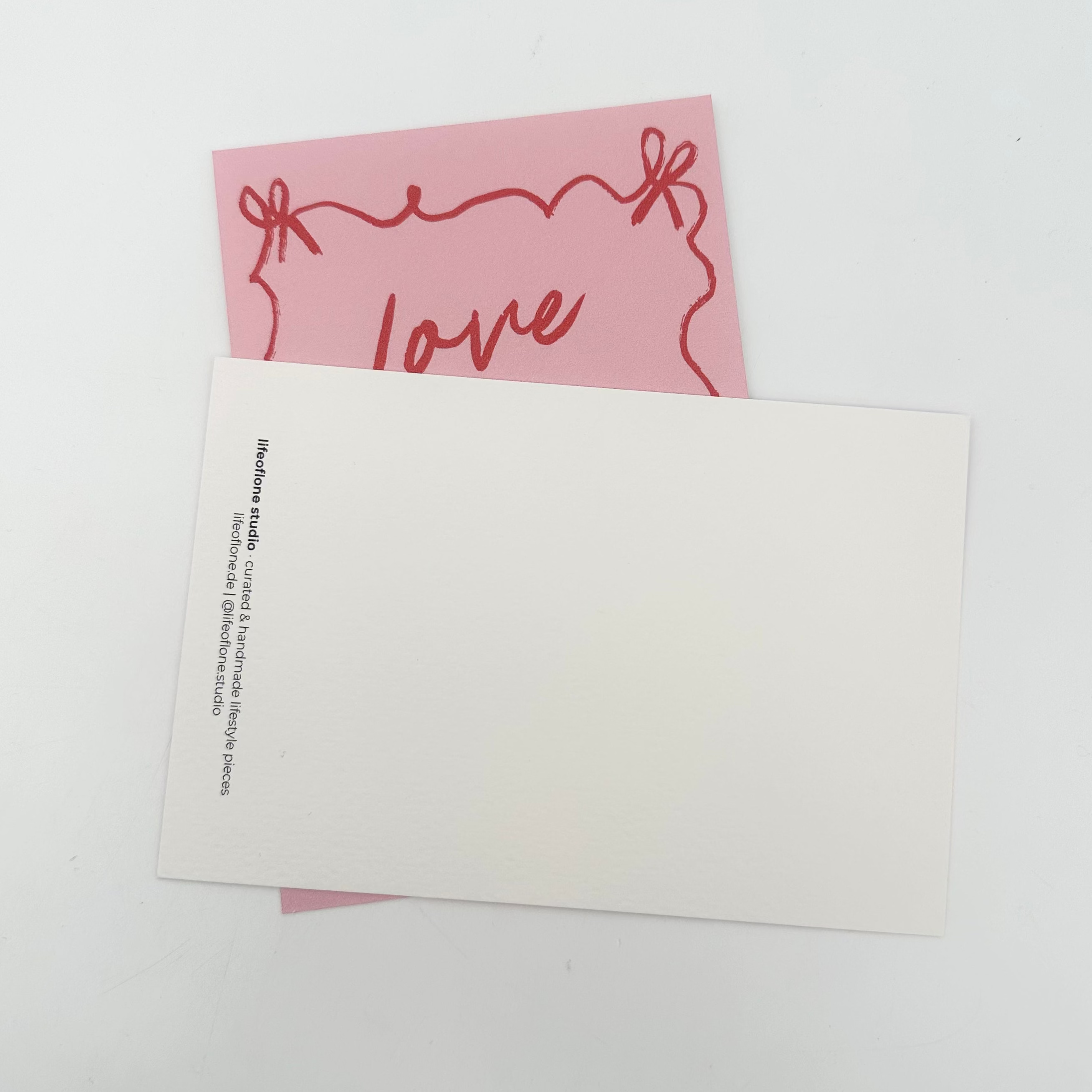 Postkarte Love you so much