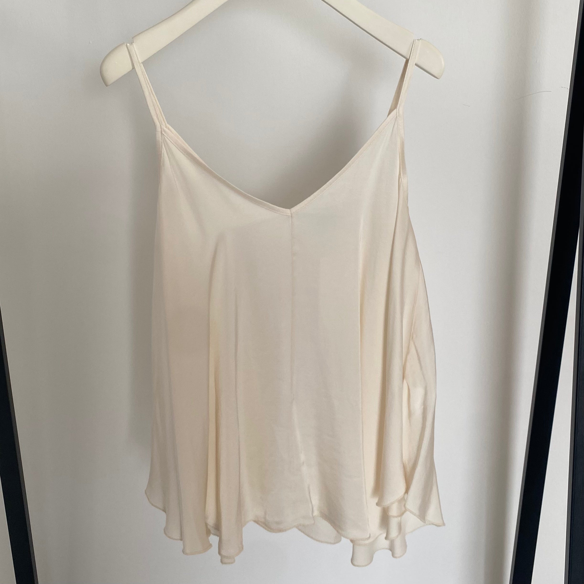 Flatter Spaghetti Top Silk