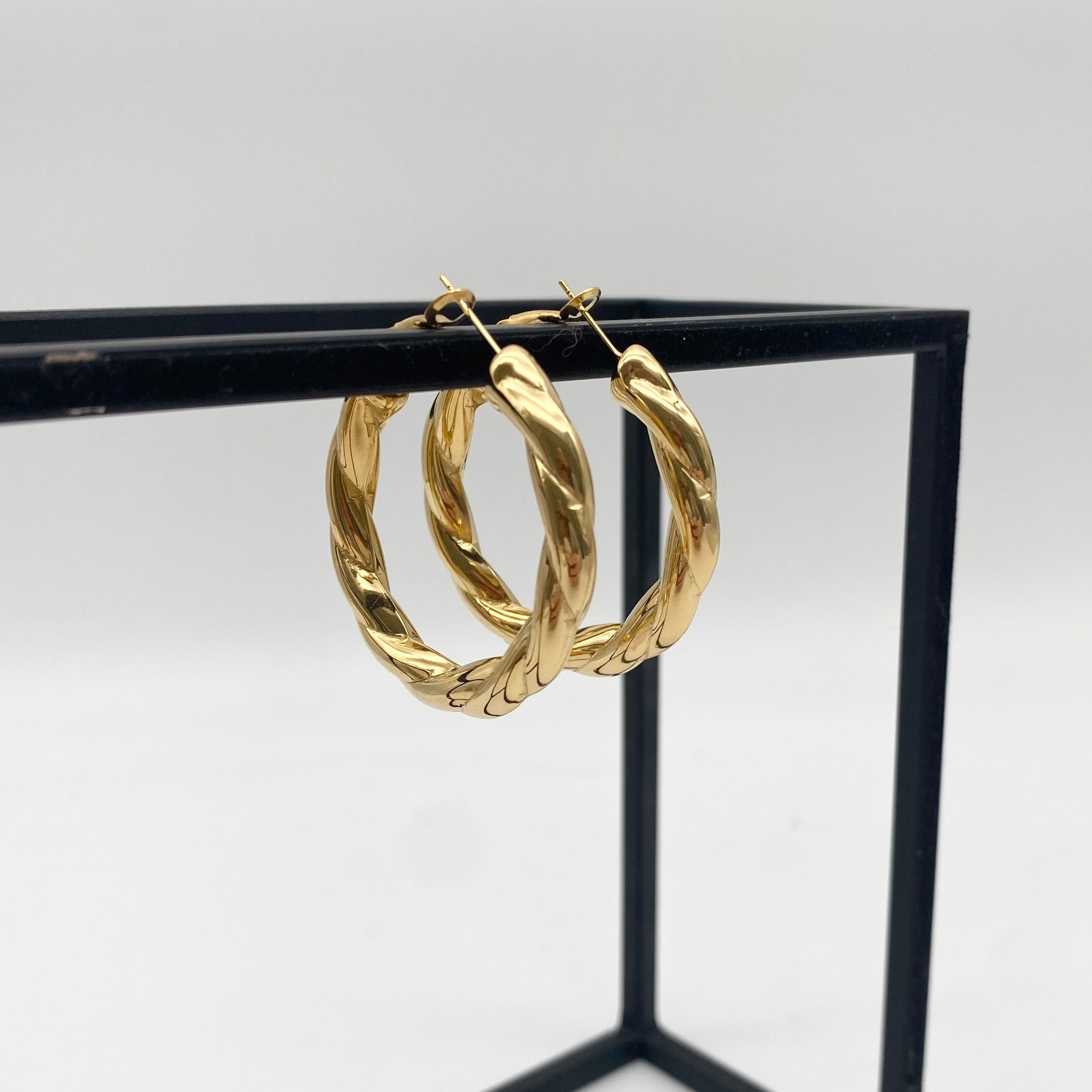 Ohrringe Big Hoops Twisted