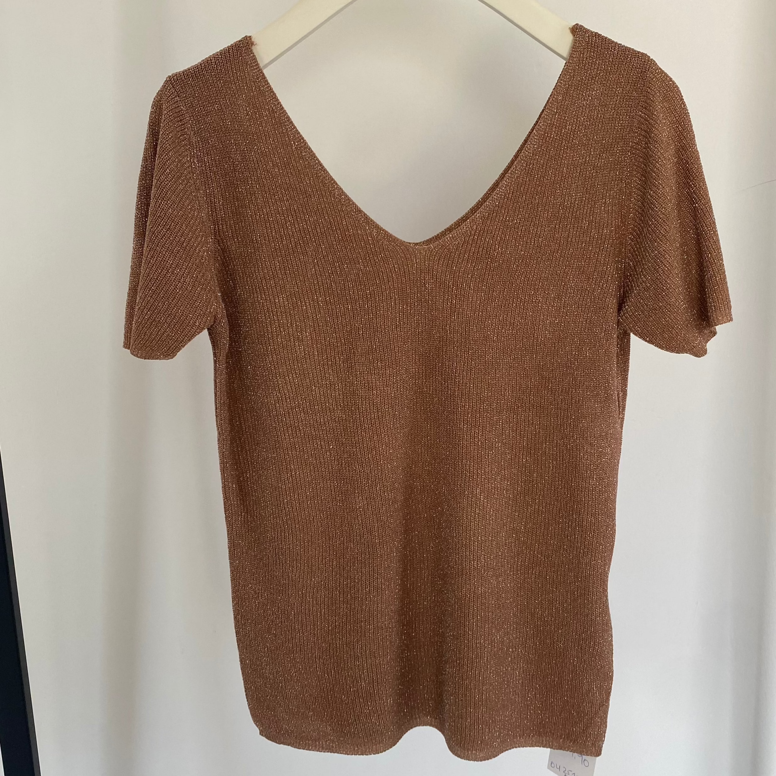 Fine Knit Glitter T-Shirt
