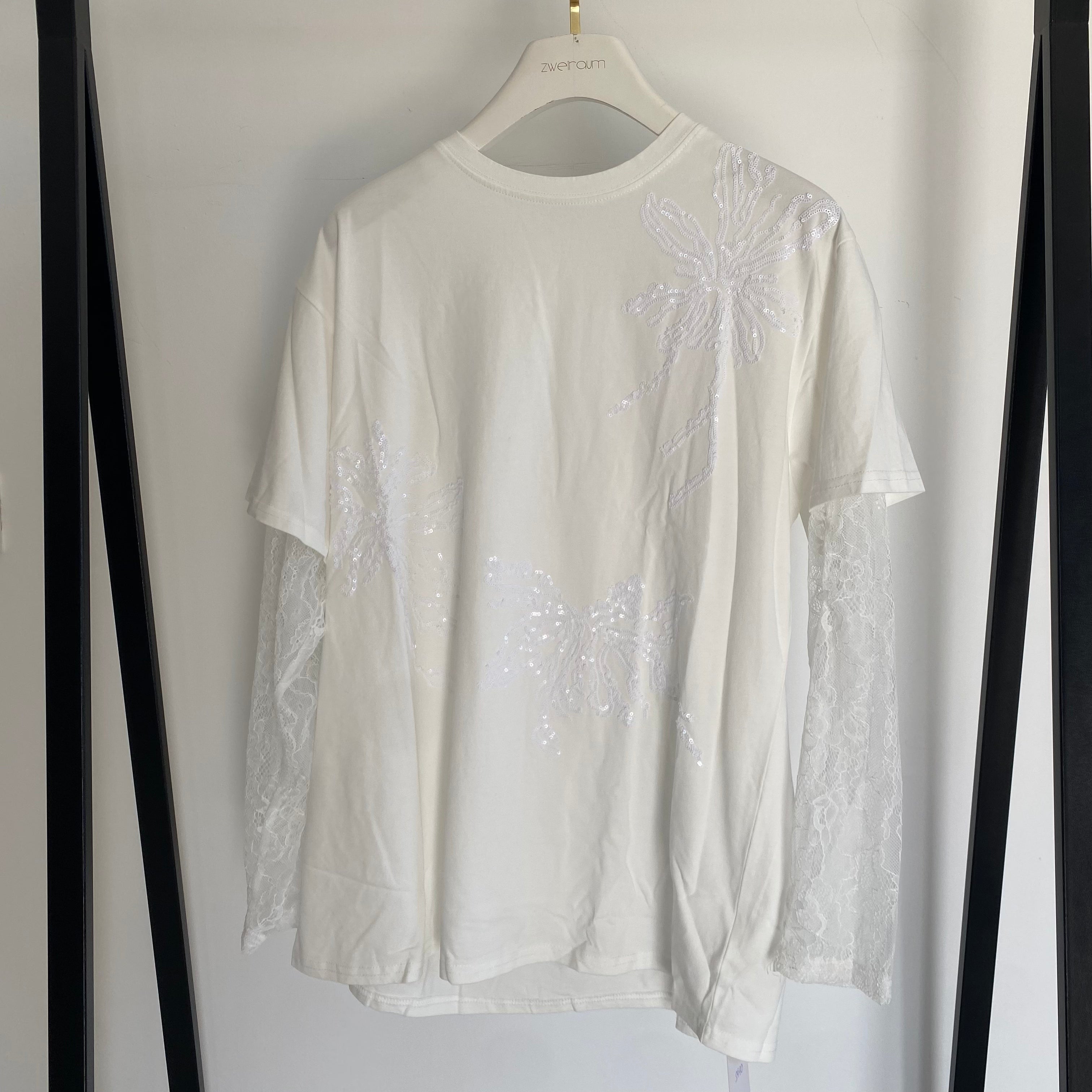 Pailletten Shirt Lacearms