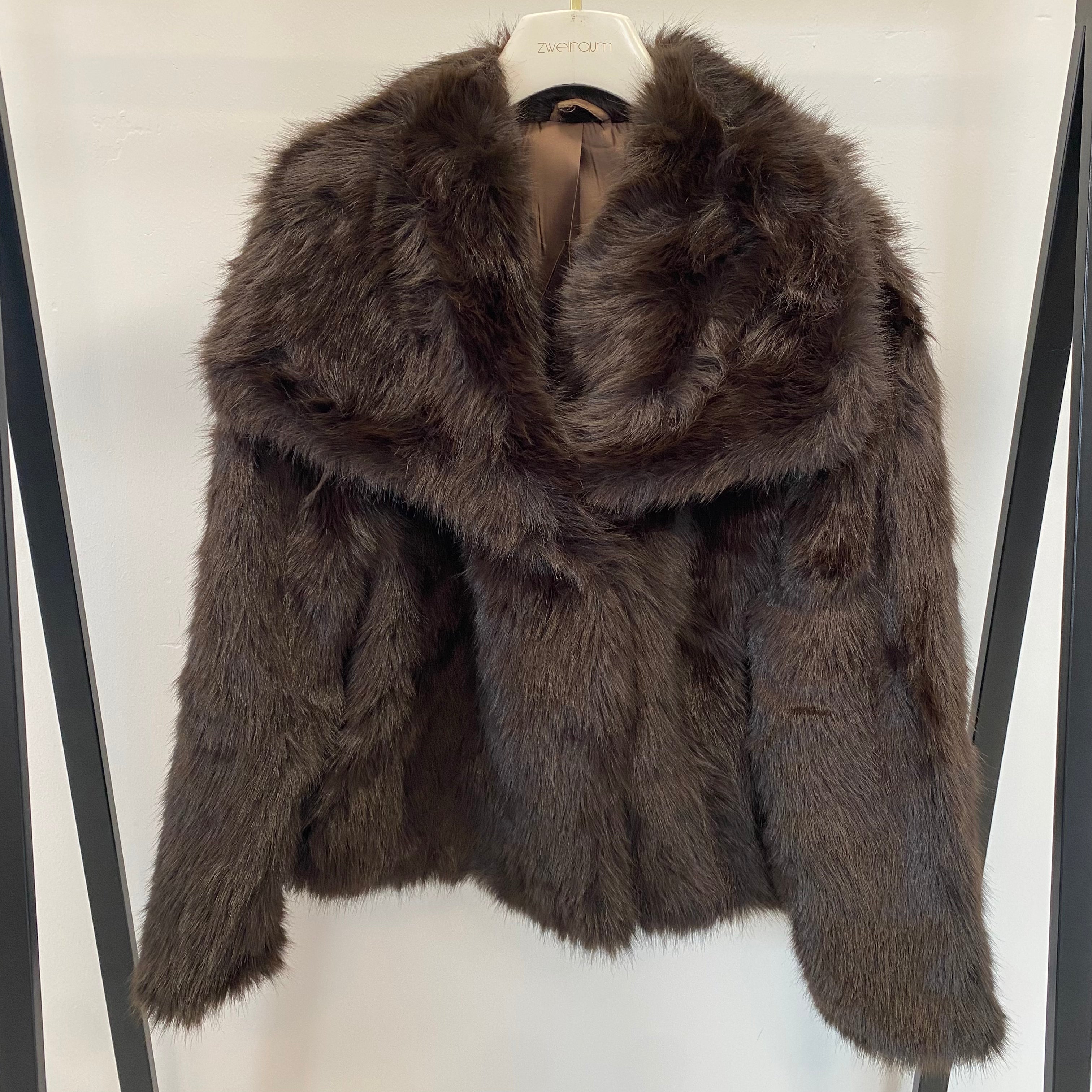 Fell Jacke Big Collar