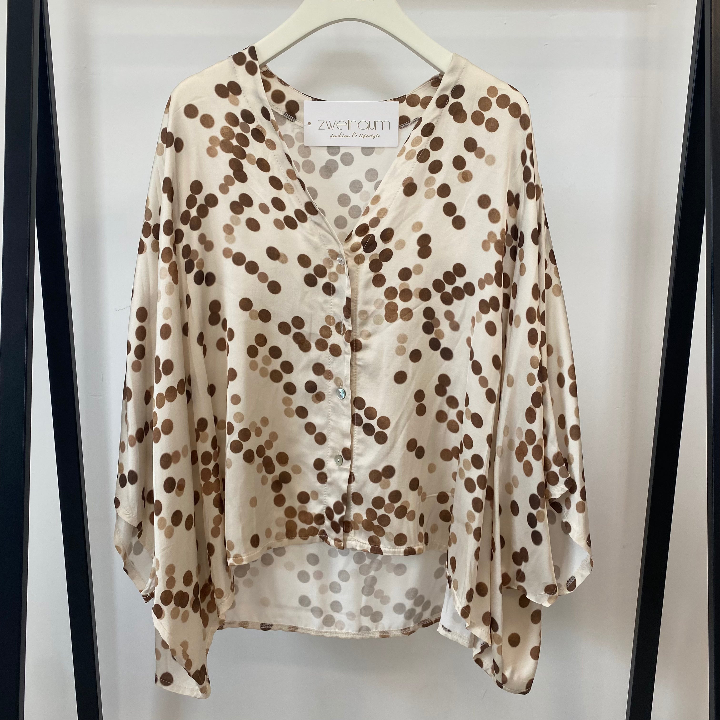 Oversize Bluse Dots