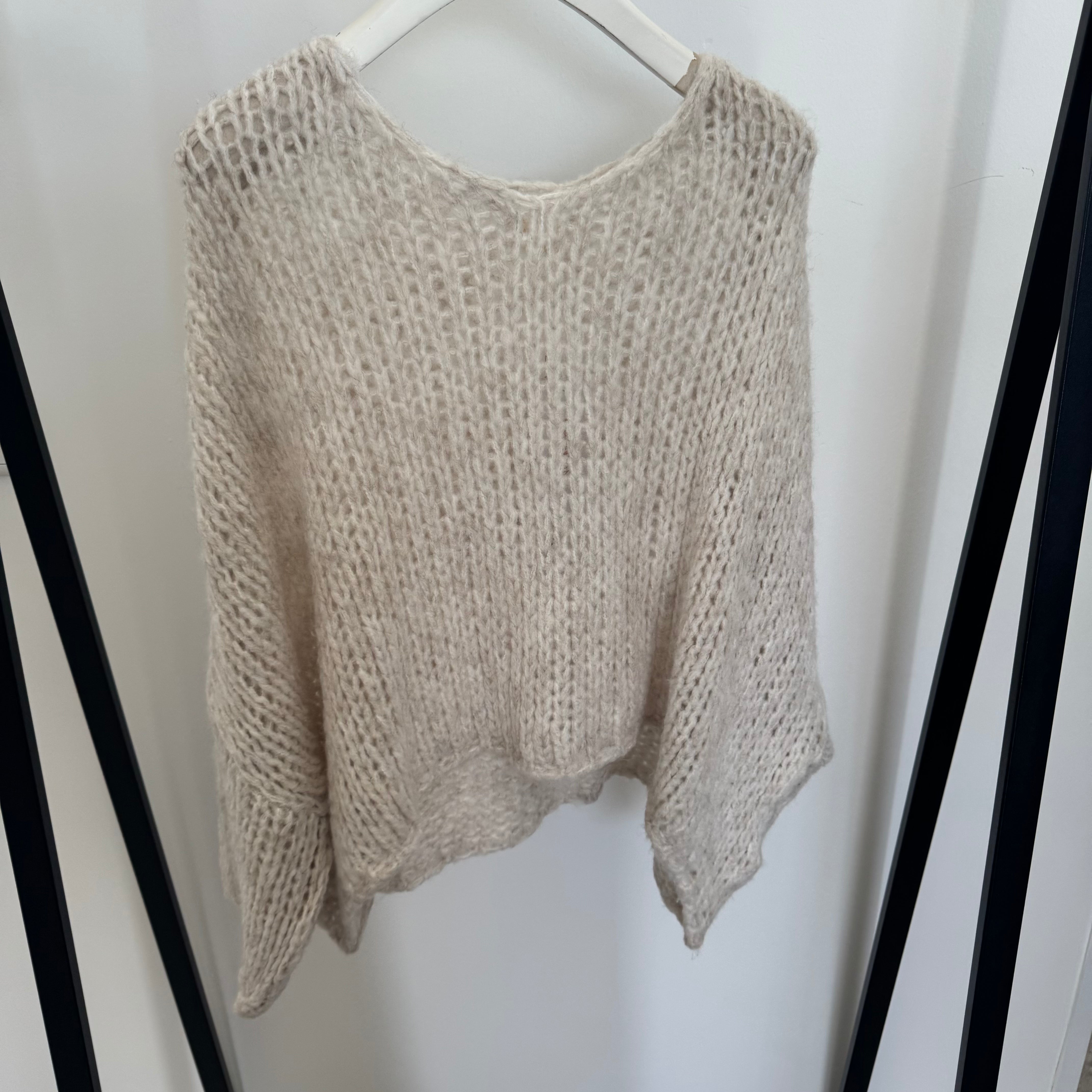 Loose Oversize Strick Pulli