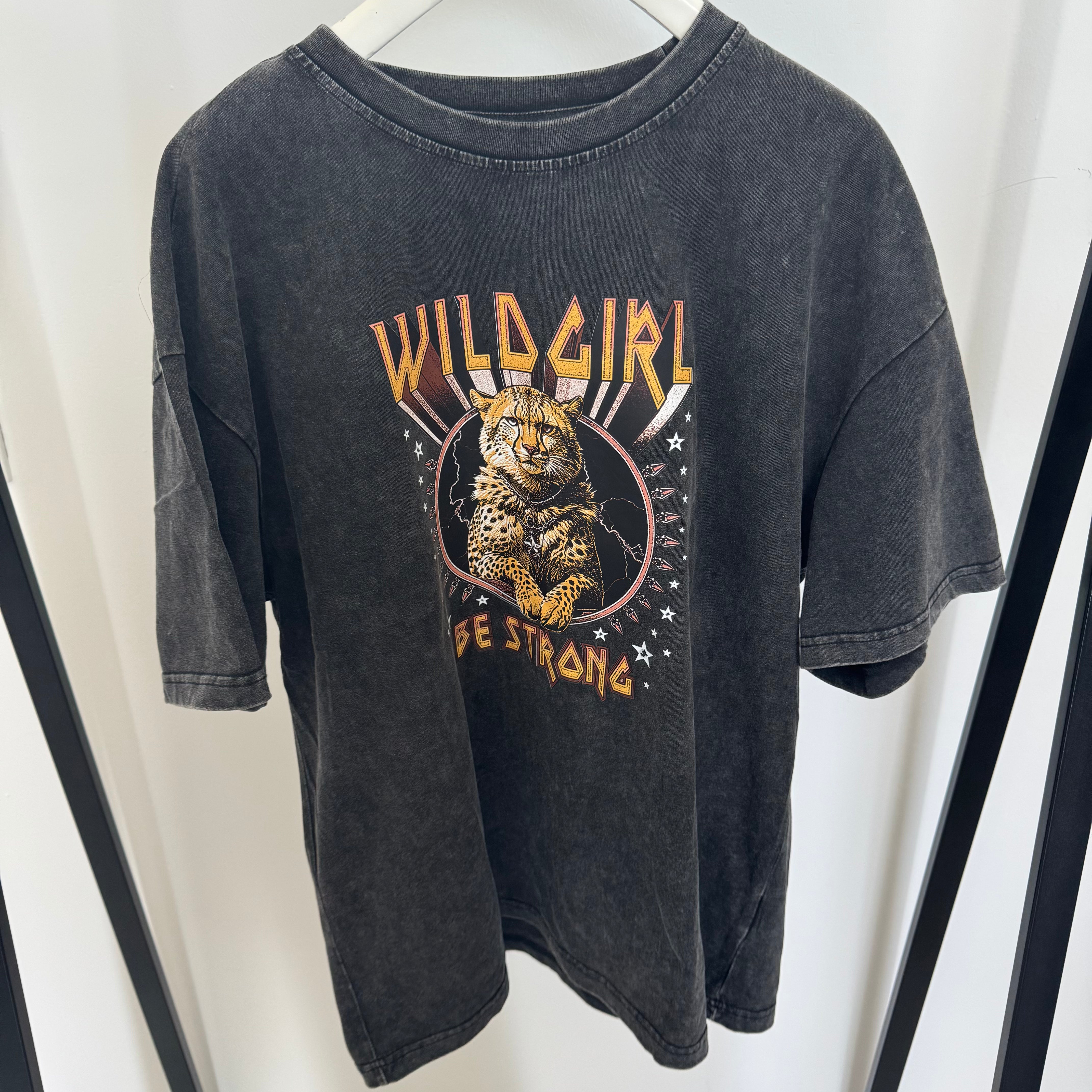 Long T-Shirt Edgy Print