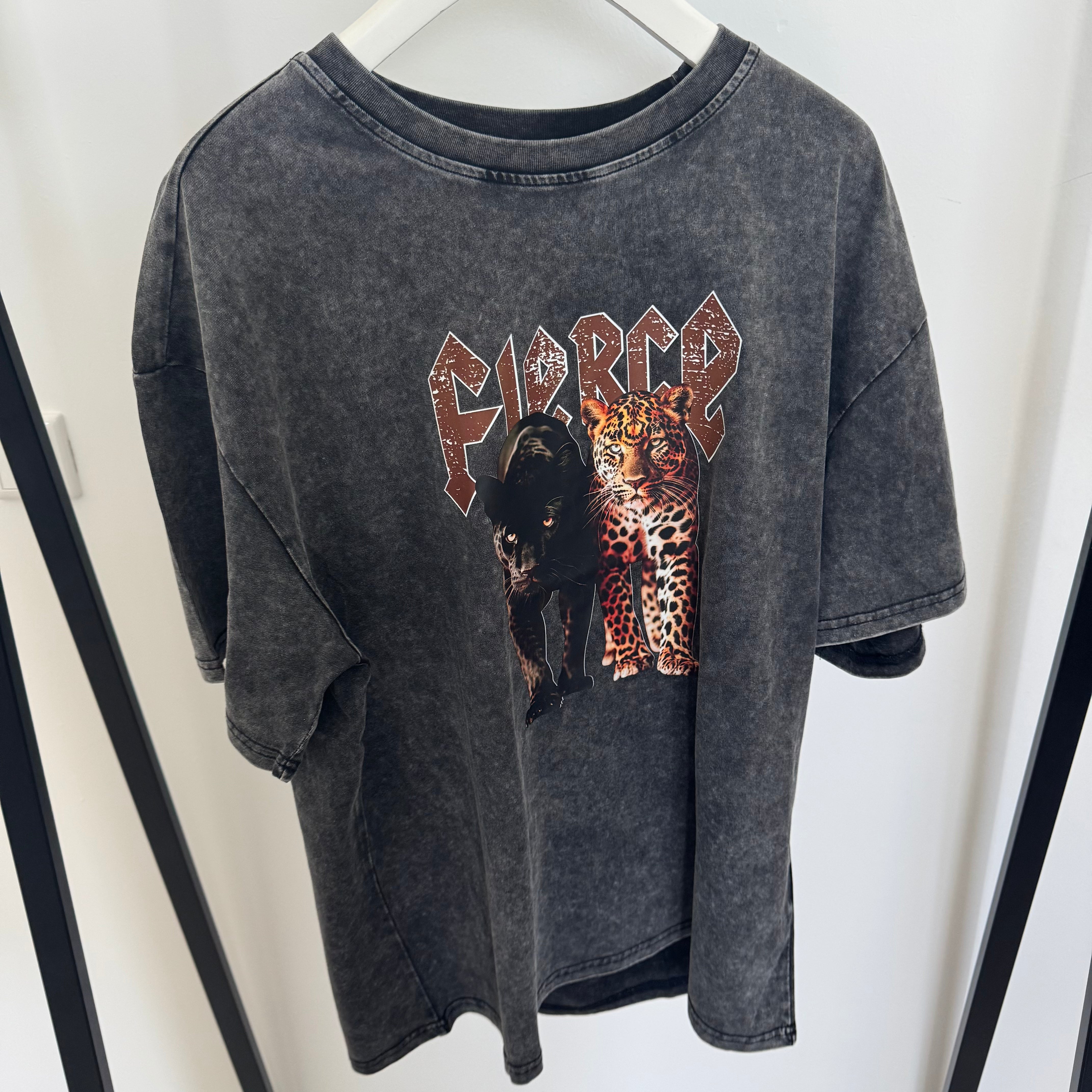 Long T-Shirt Edgy Print