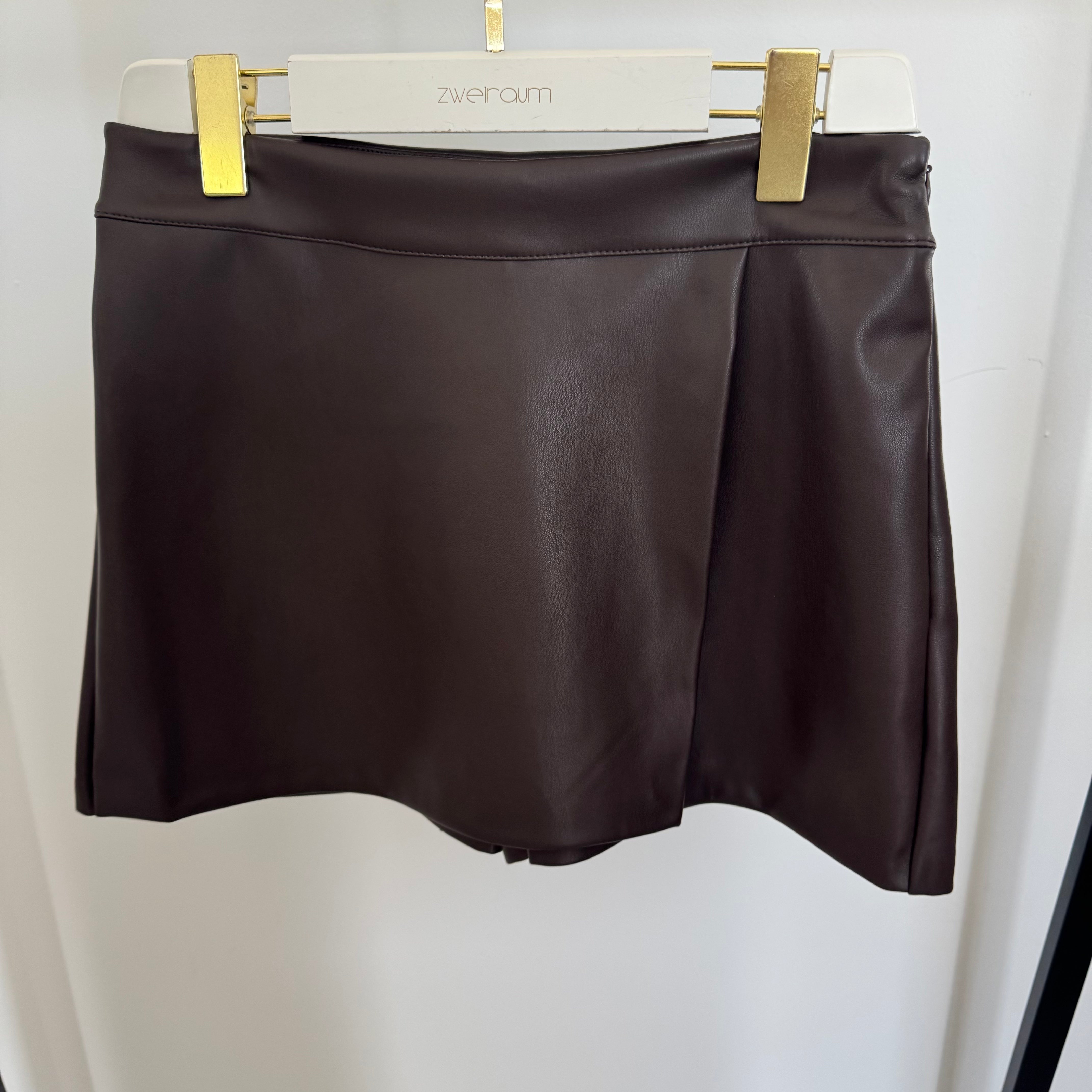 Mini Skort Lederoptik