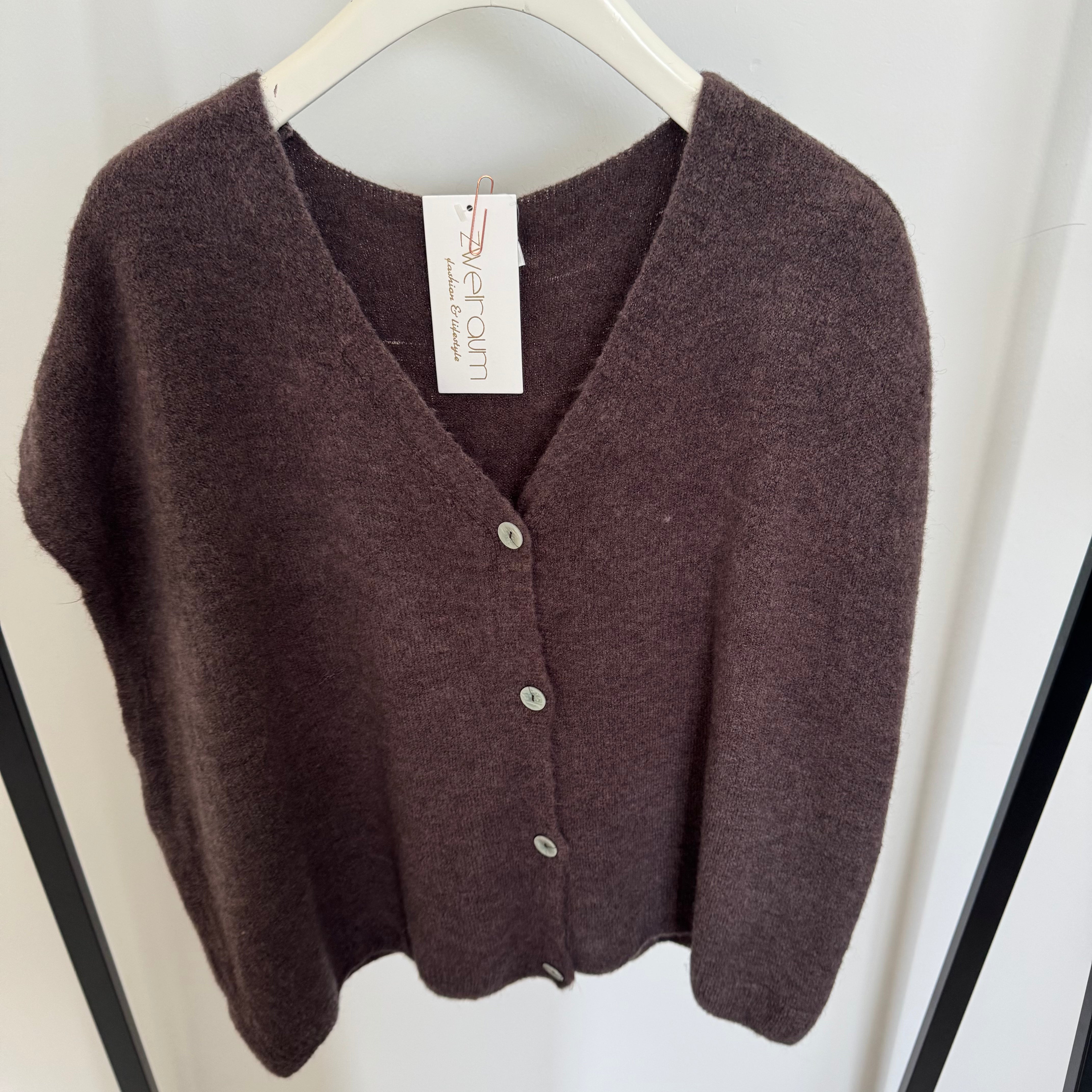 Oversize Pullunder Perlmutt Buttons
