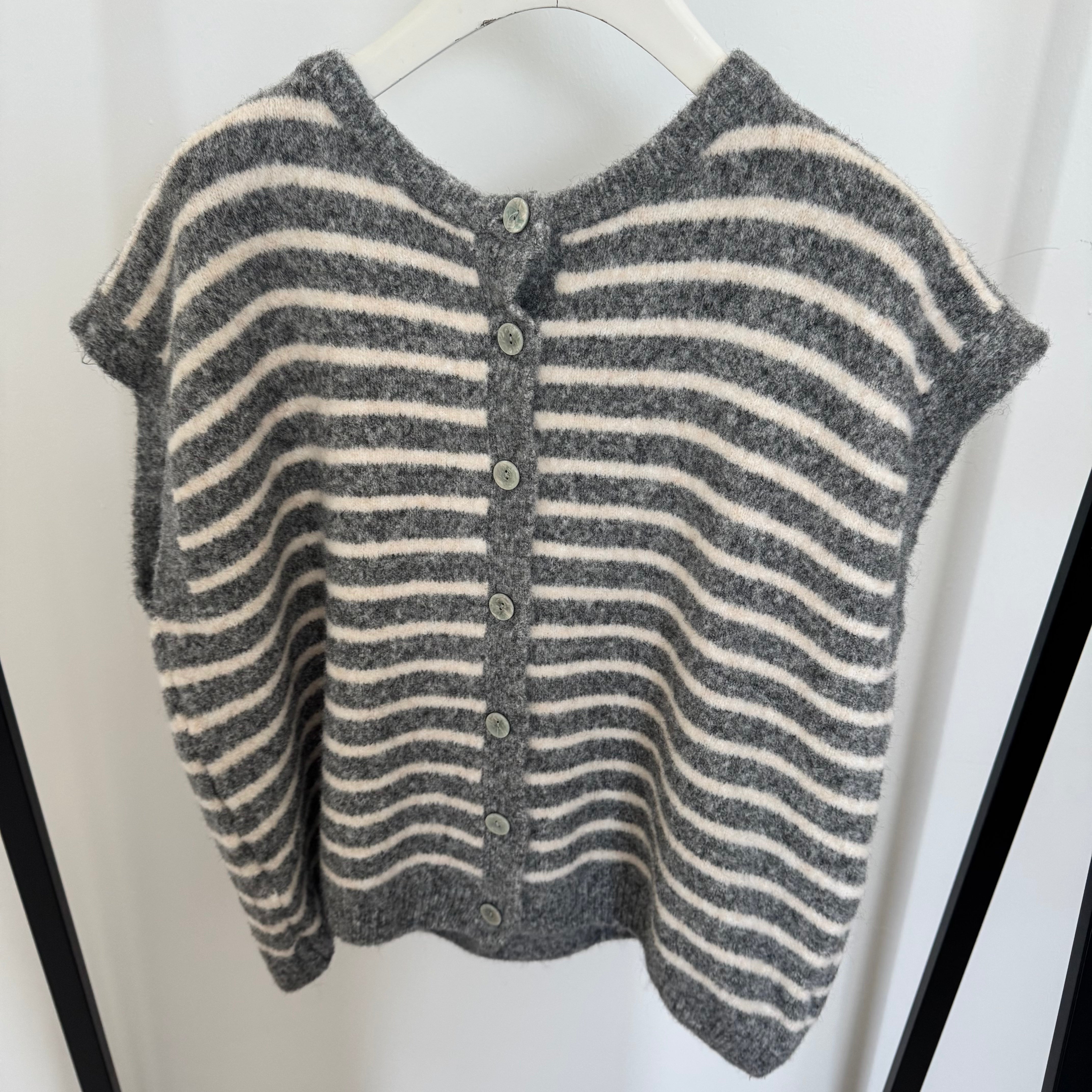 Midi Knit Pullunder Stripes