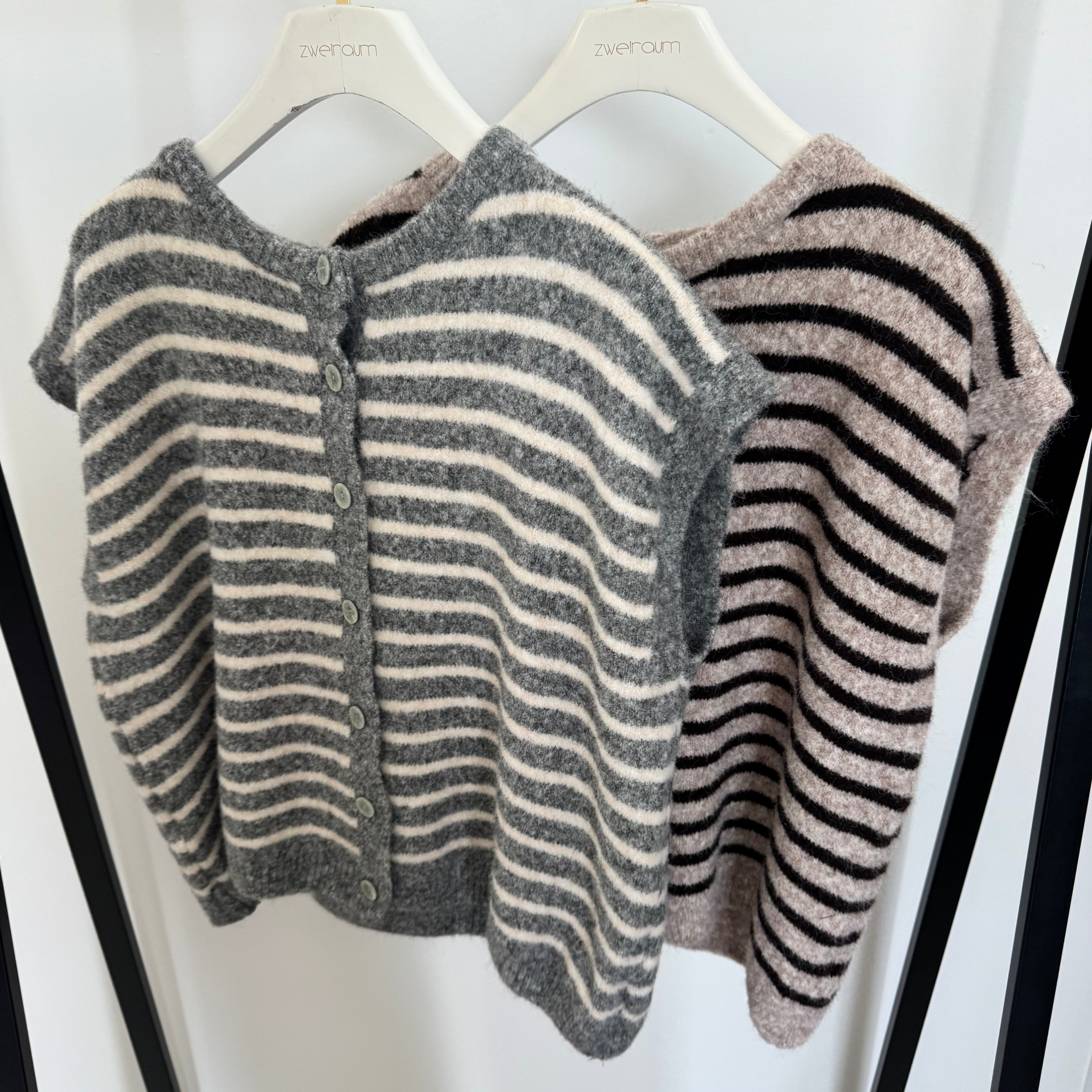 Midi Knit Pullunder Stripes