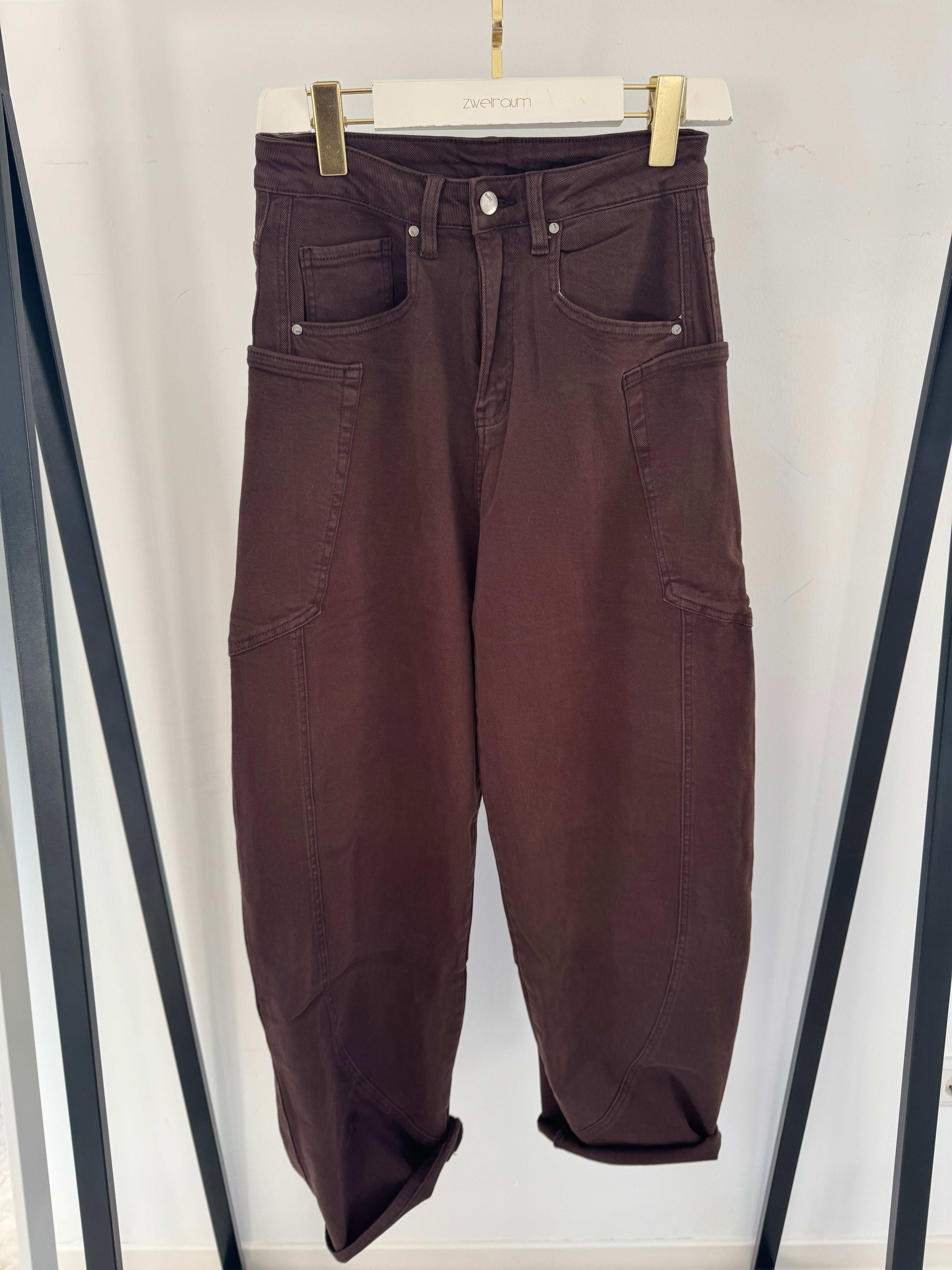 Soft Barrel Jeans mit Taschen