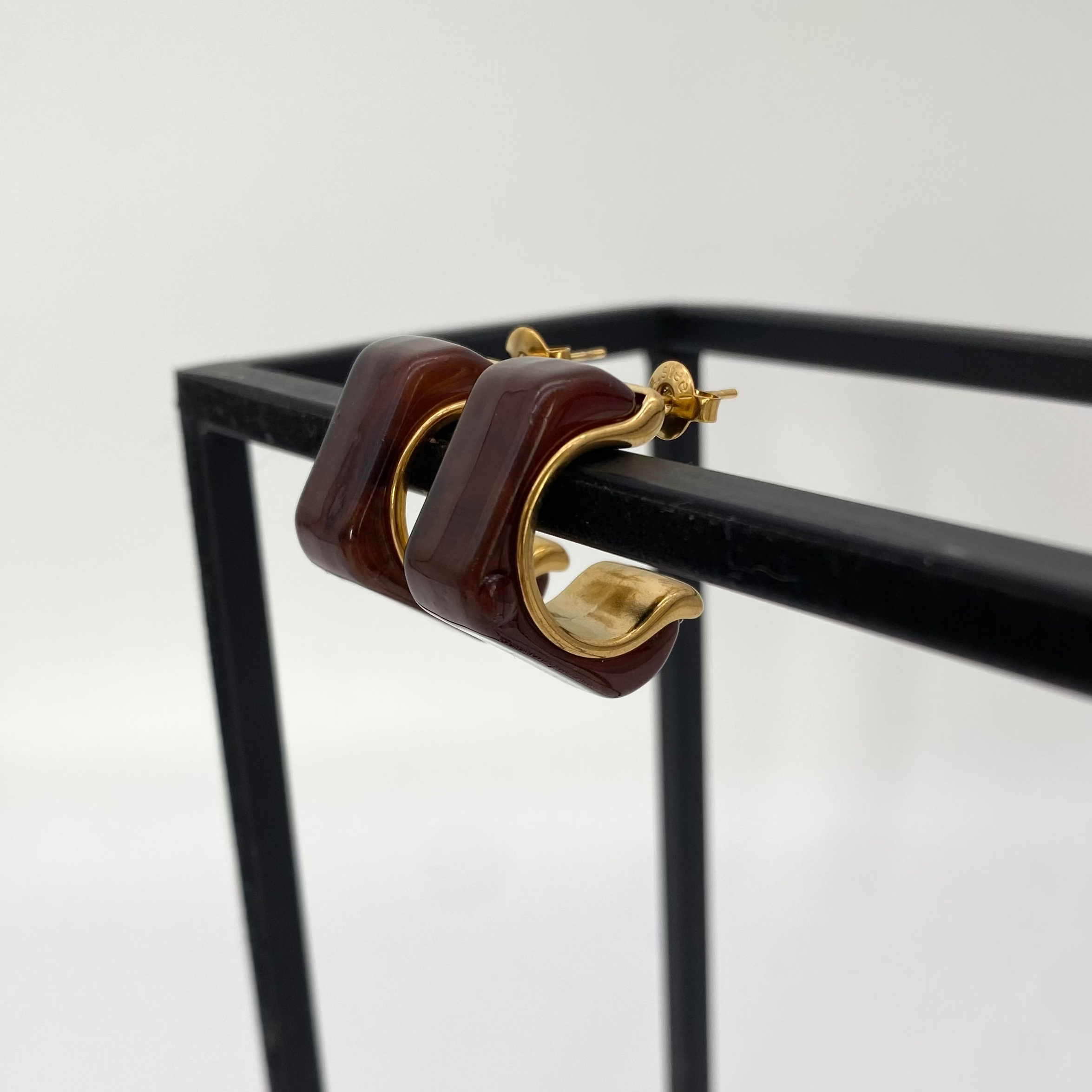 Ohrringe Chunky Hoops Squared