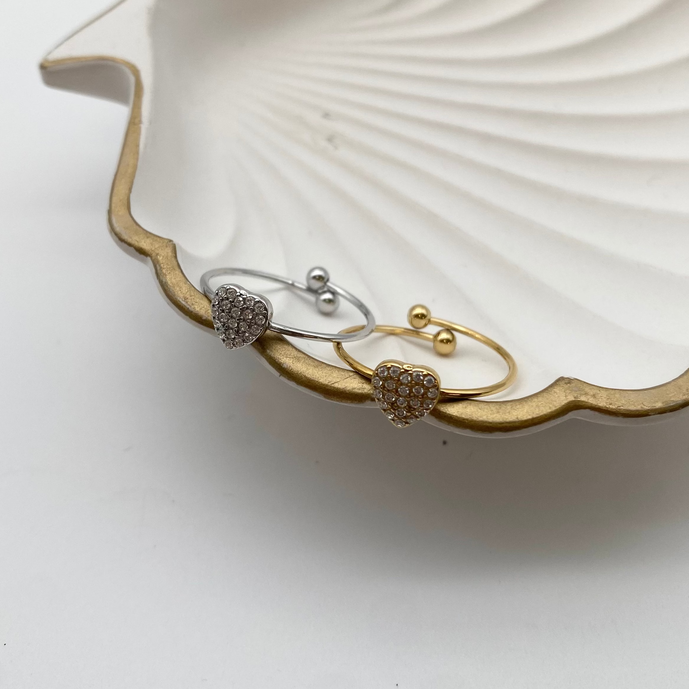 Ring Sparkling Heart