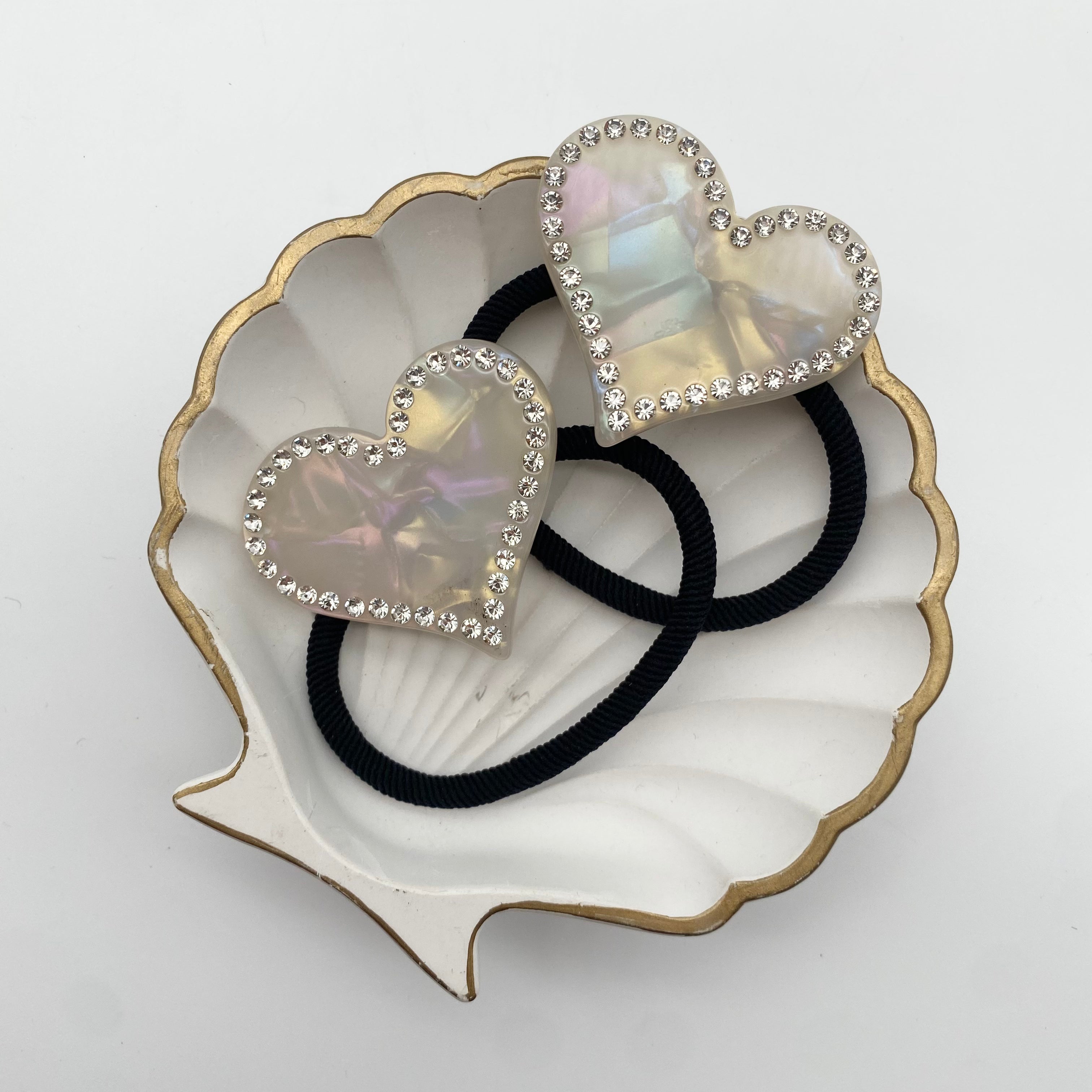 Haargummi Marble Heart