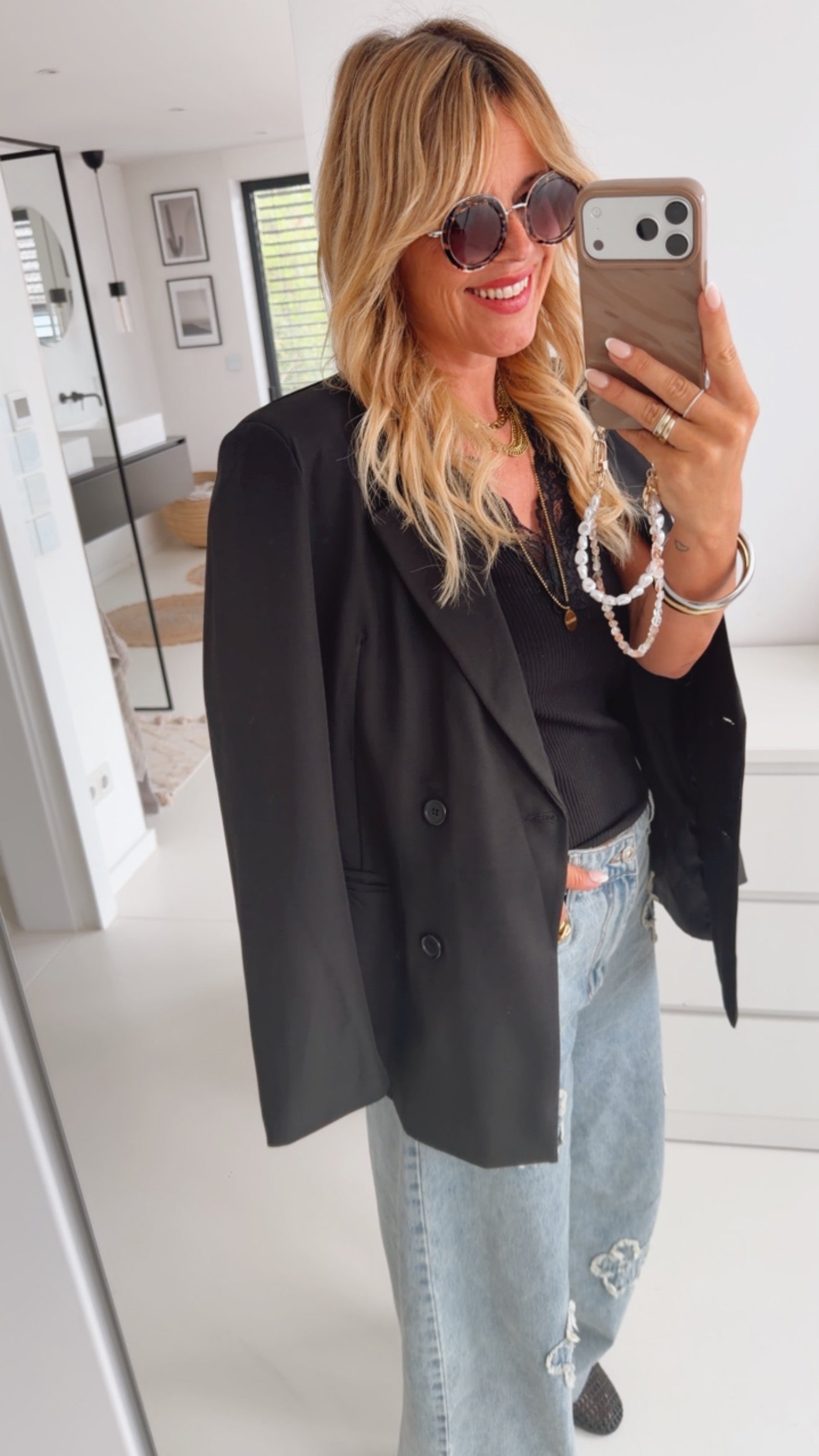 Blazer Double Button mit Taschen