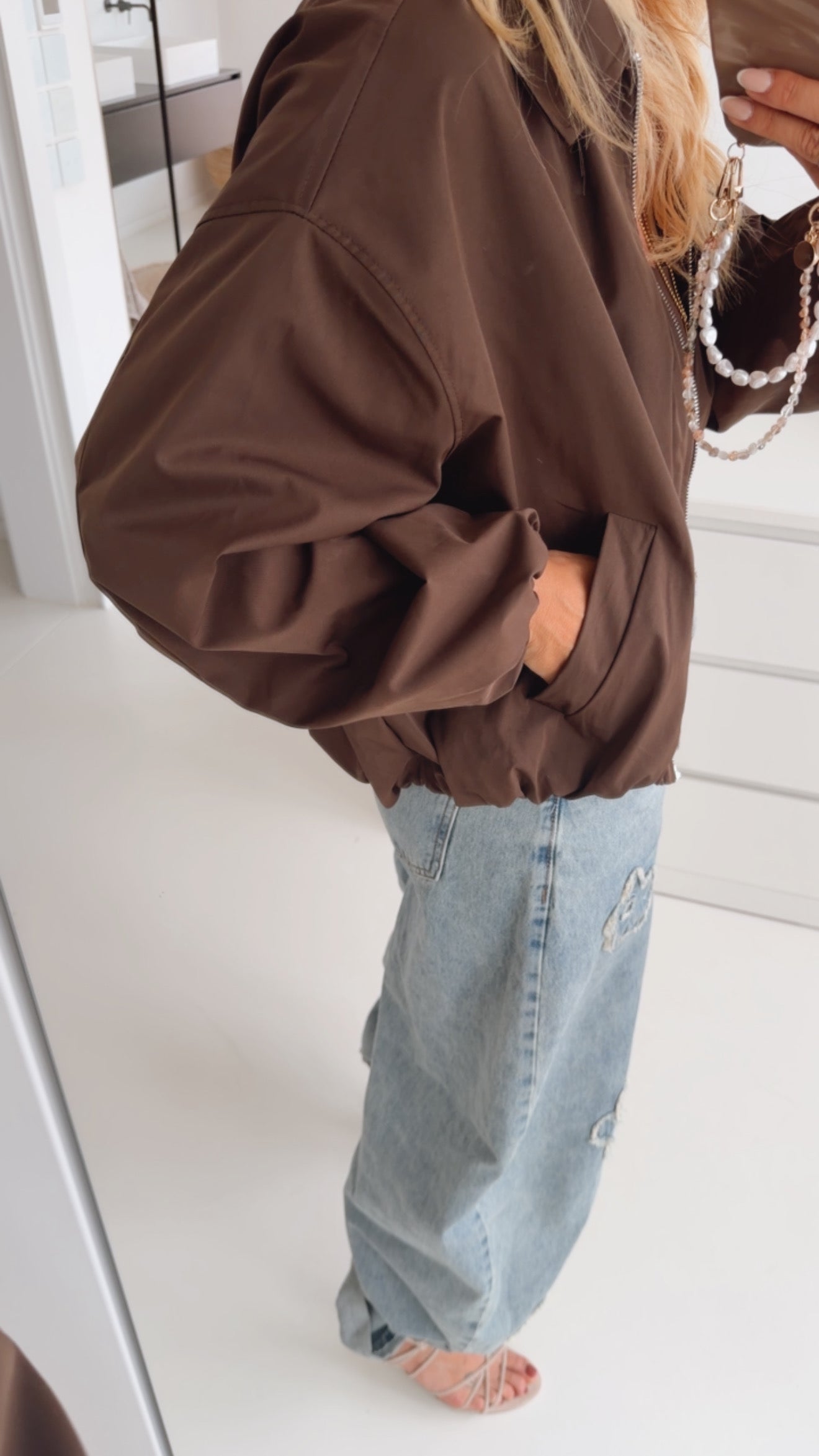 Midi Jacke Oversize