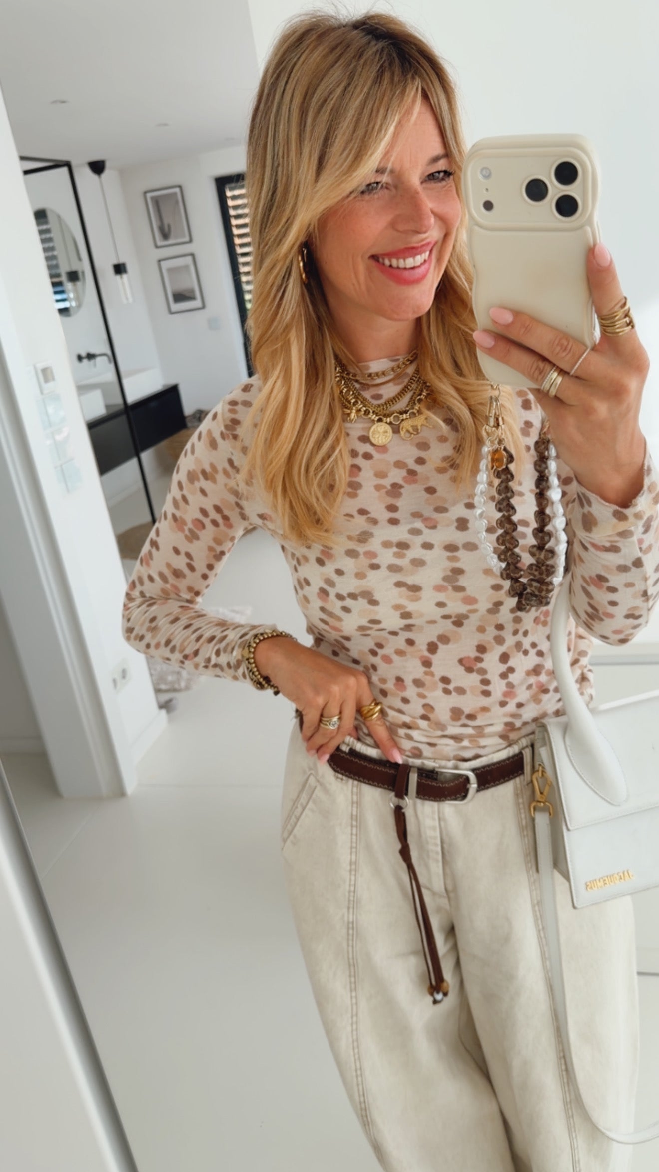 Longsleeve Sheer Dots