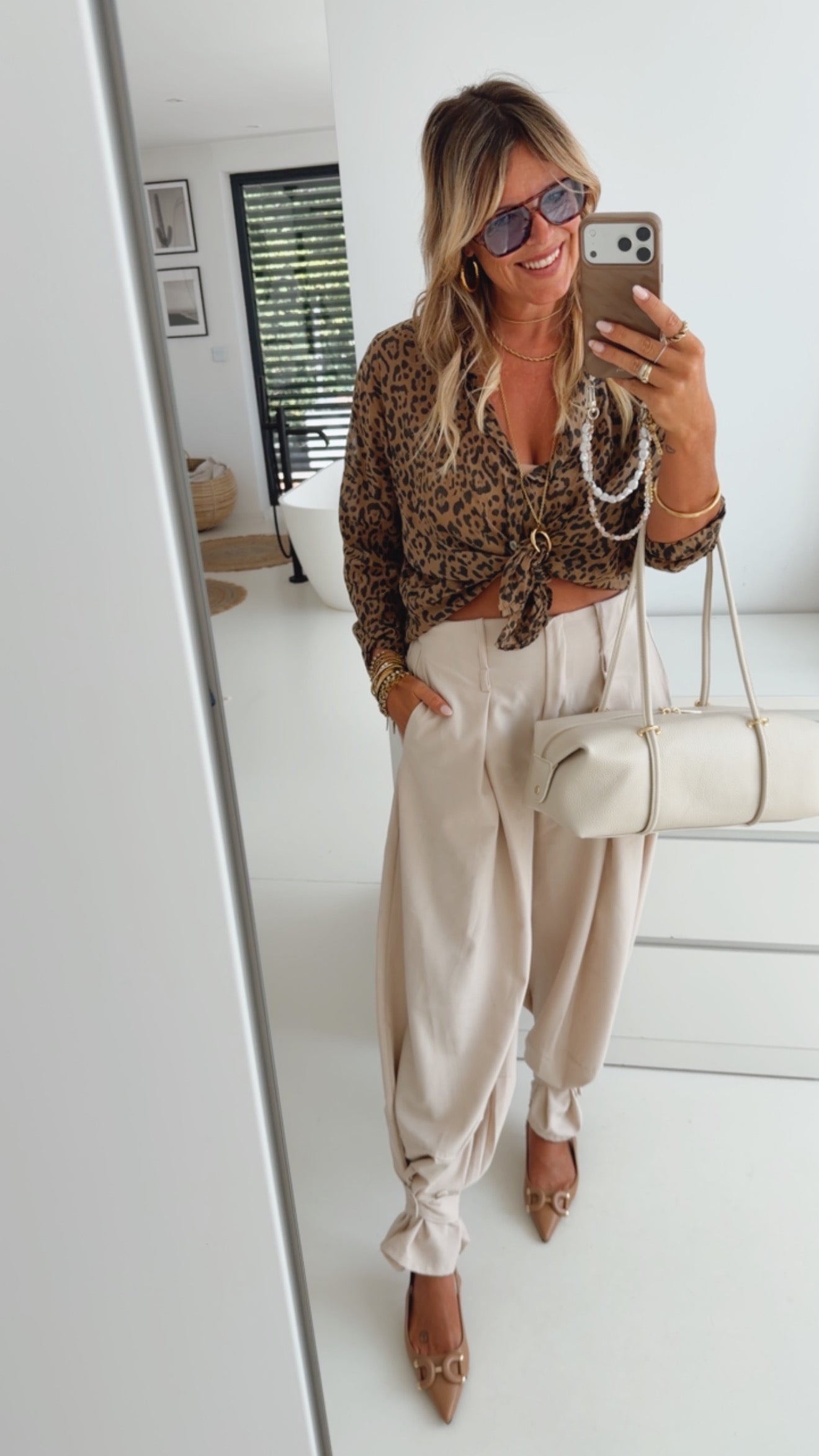 Leo Bluse zum Binden