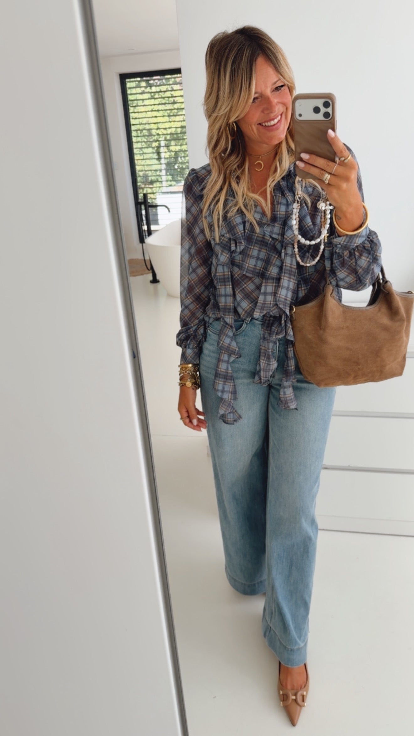 Straight Jeans Big Hem