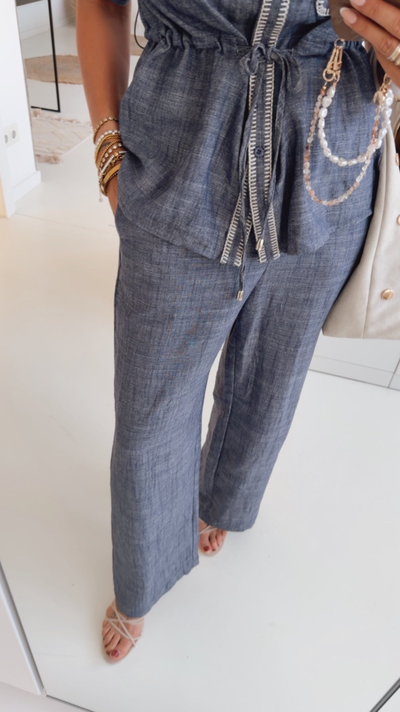 Summer Jeans Hose Seam