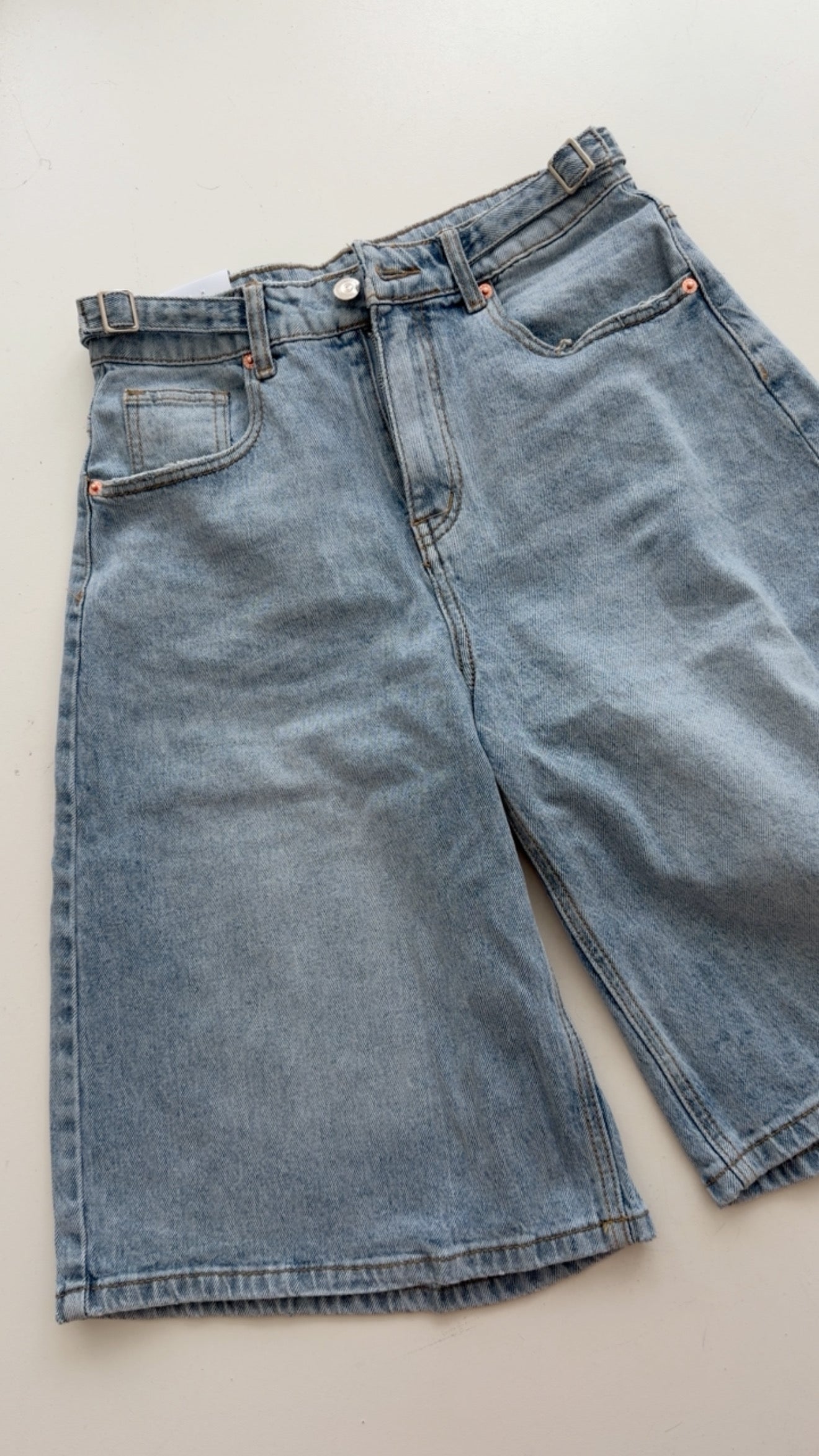 Bermuda Wide Leg Jeans