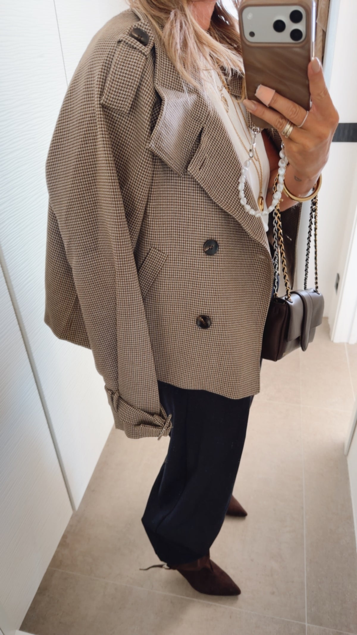 Cropped Jacke Trenchy Vibe