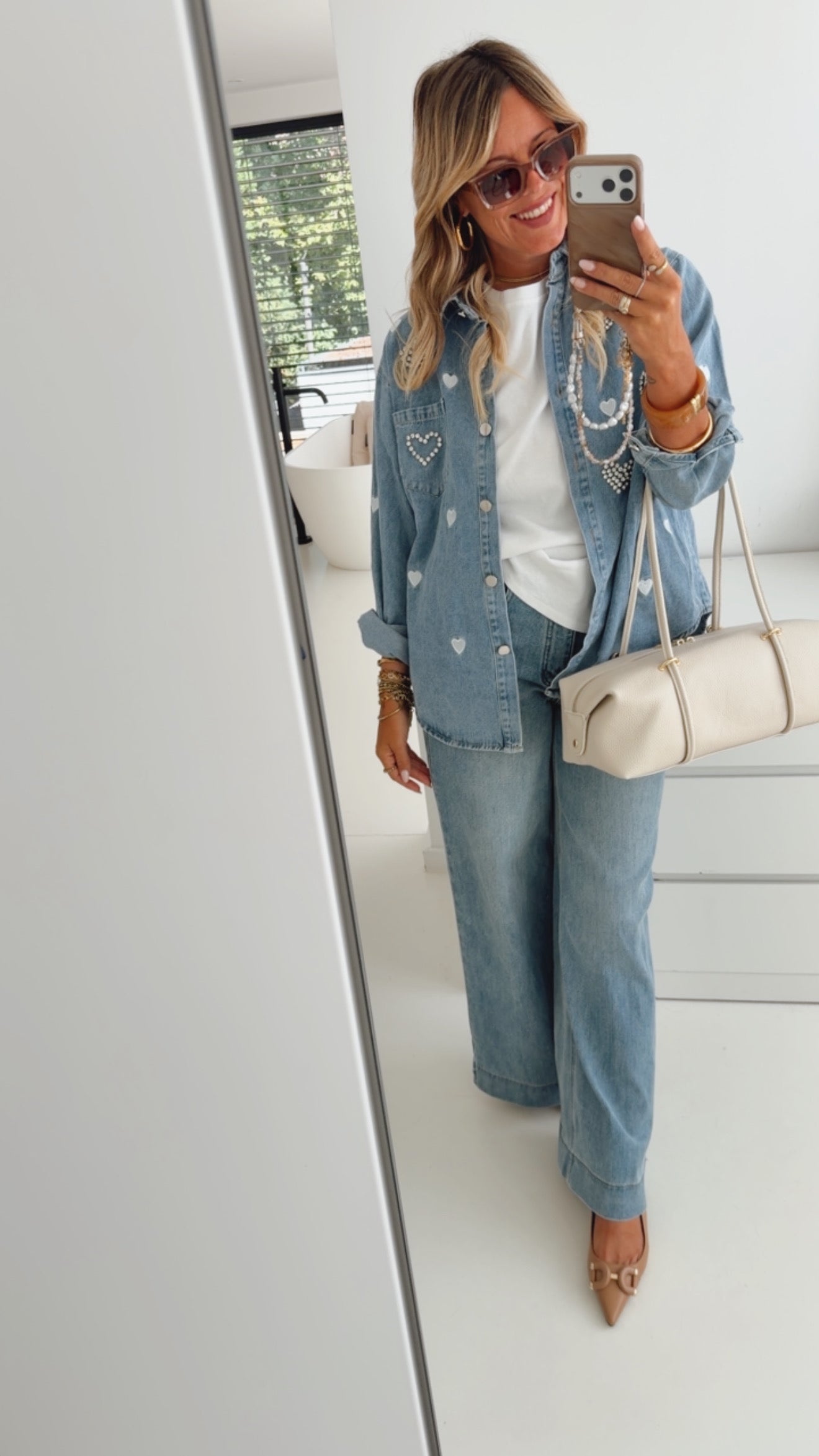 Jeans Hemd Different Hearts