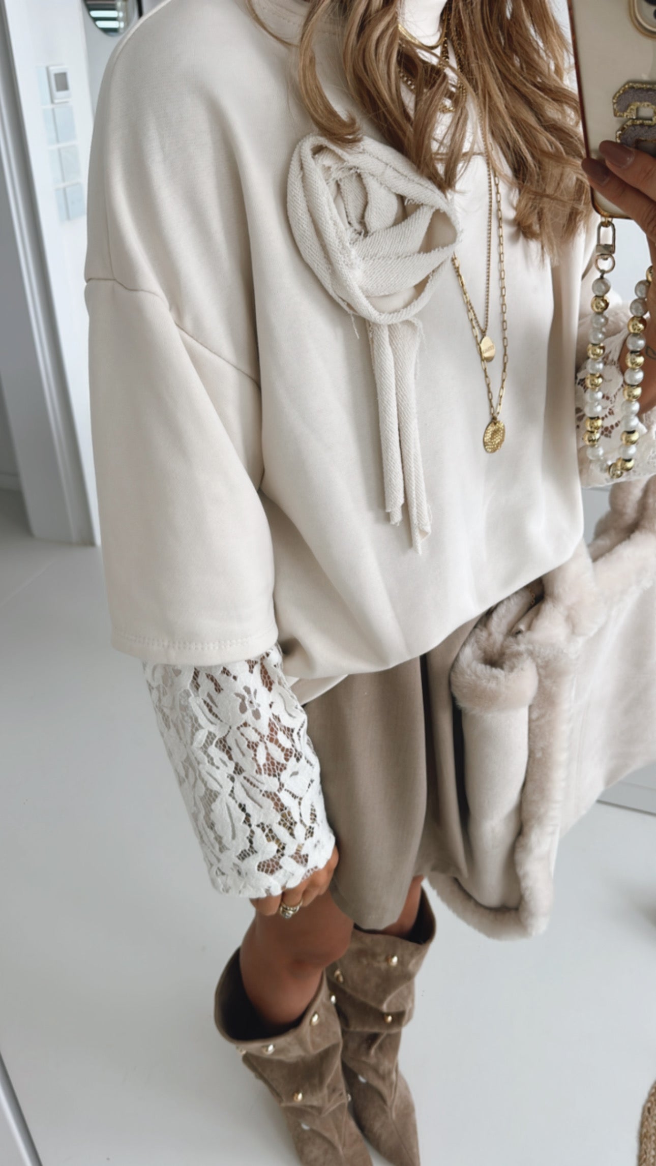 Midi Sweat Pulli Lacearms