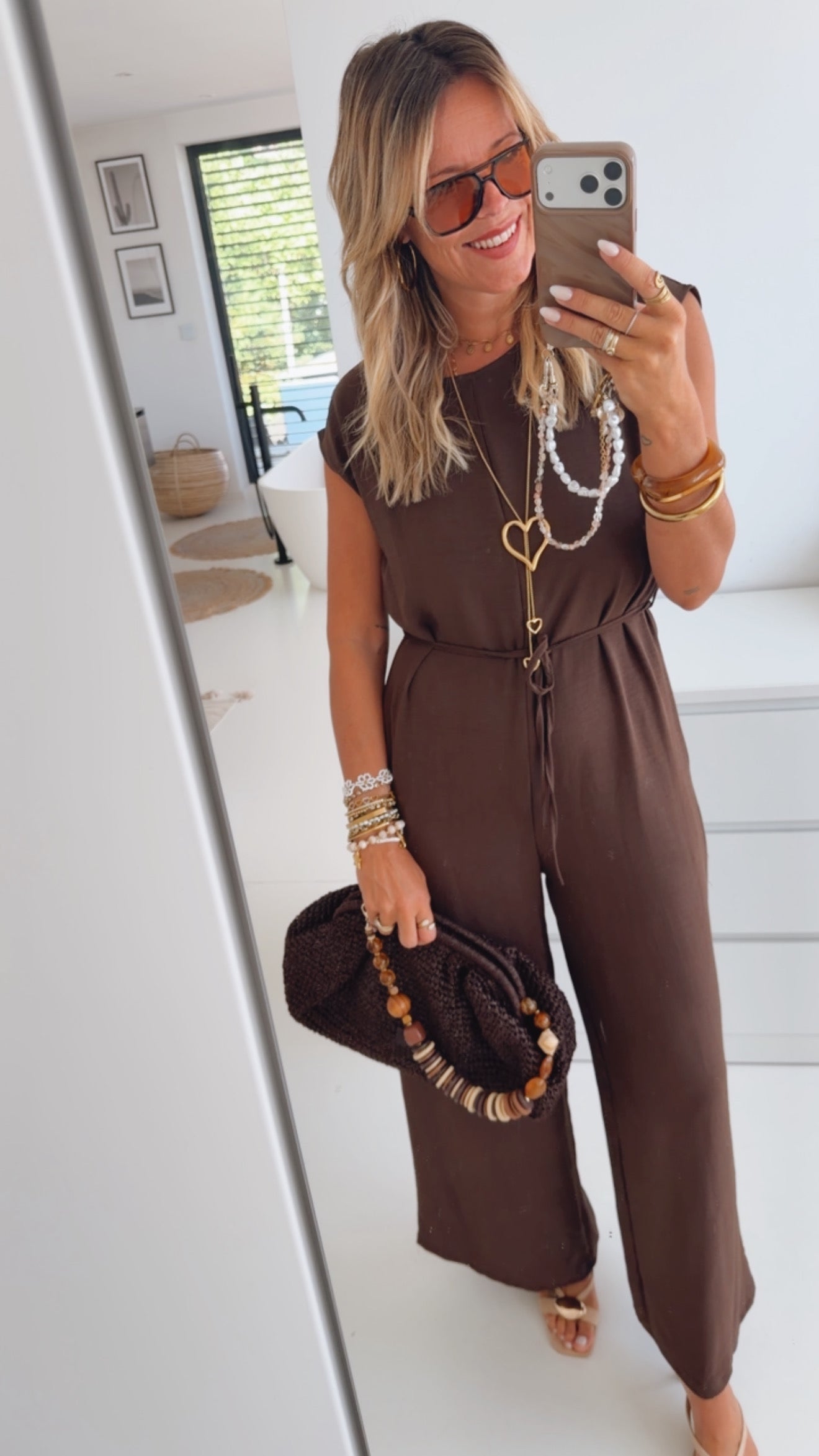 Jumpsuit Simple Tie