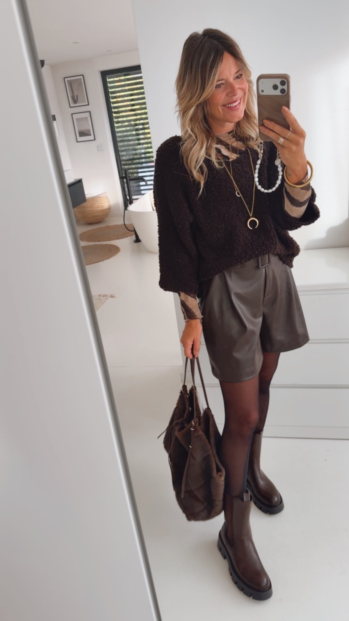 Popcorn Pulli Dreiviertelarm
