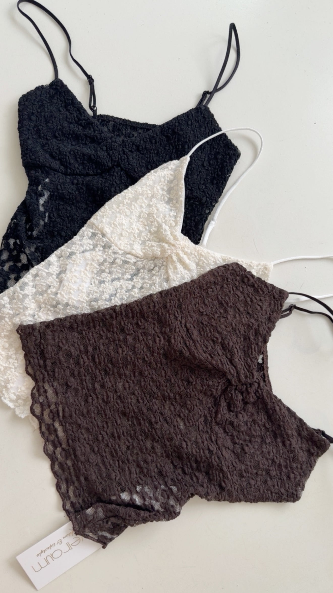 Spaghetti Top Lace