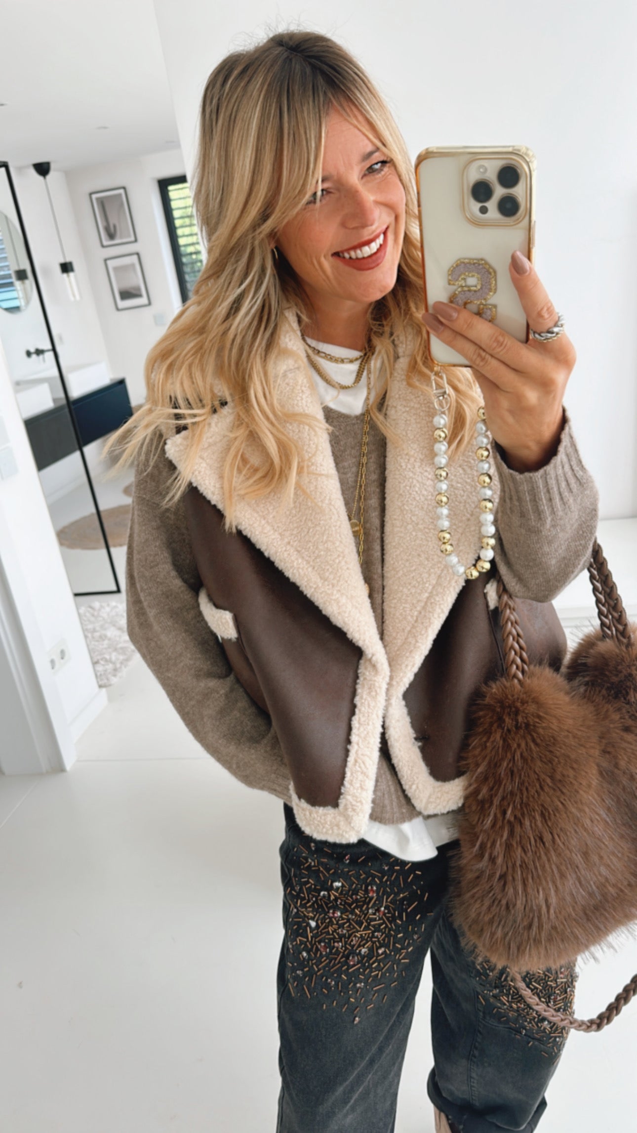 Midi Pulli V-Neck