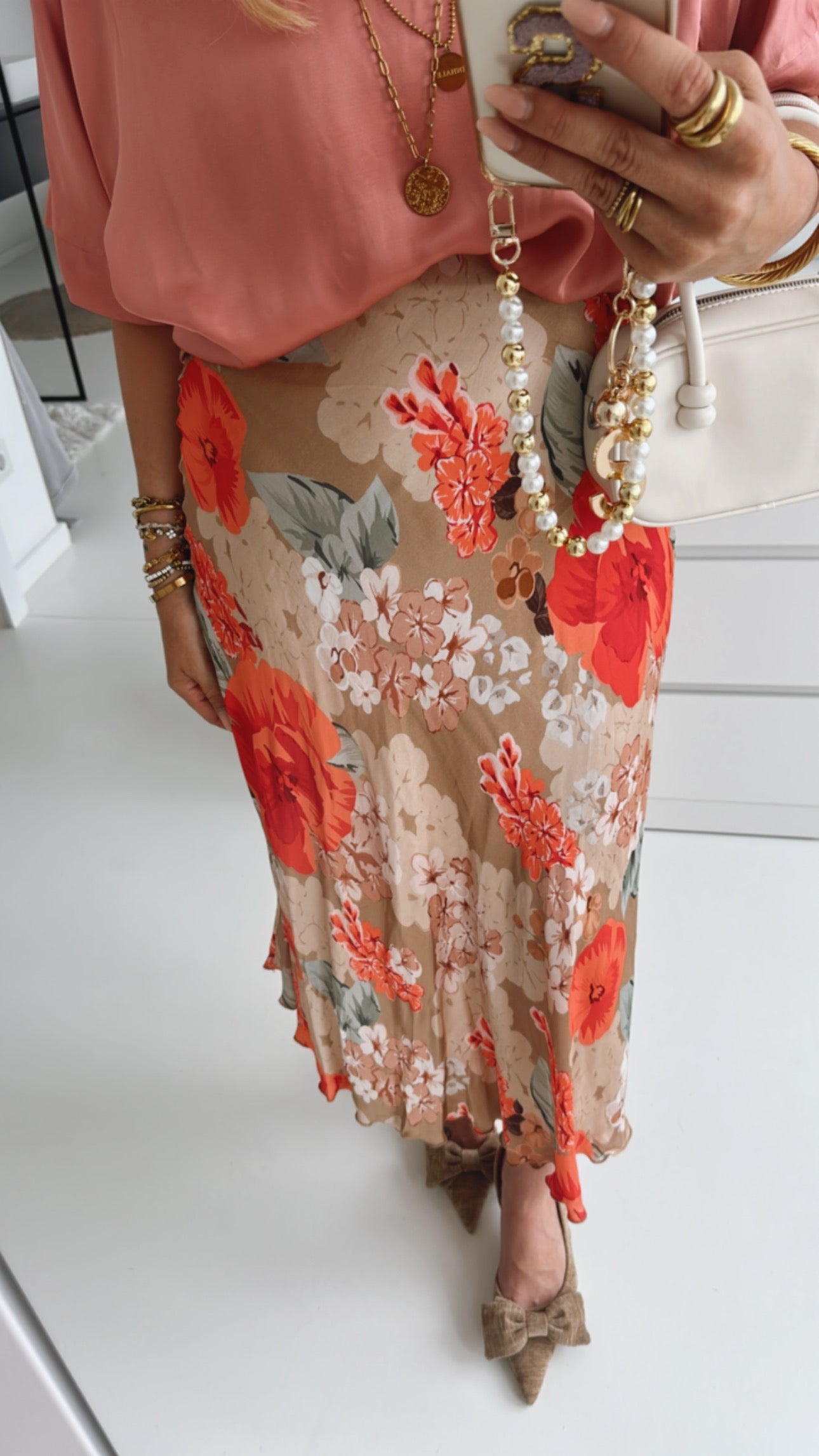 Midi Rock Satin